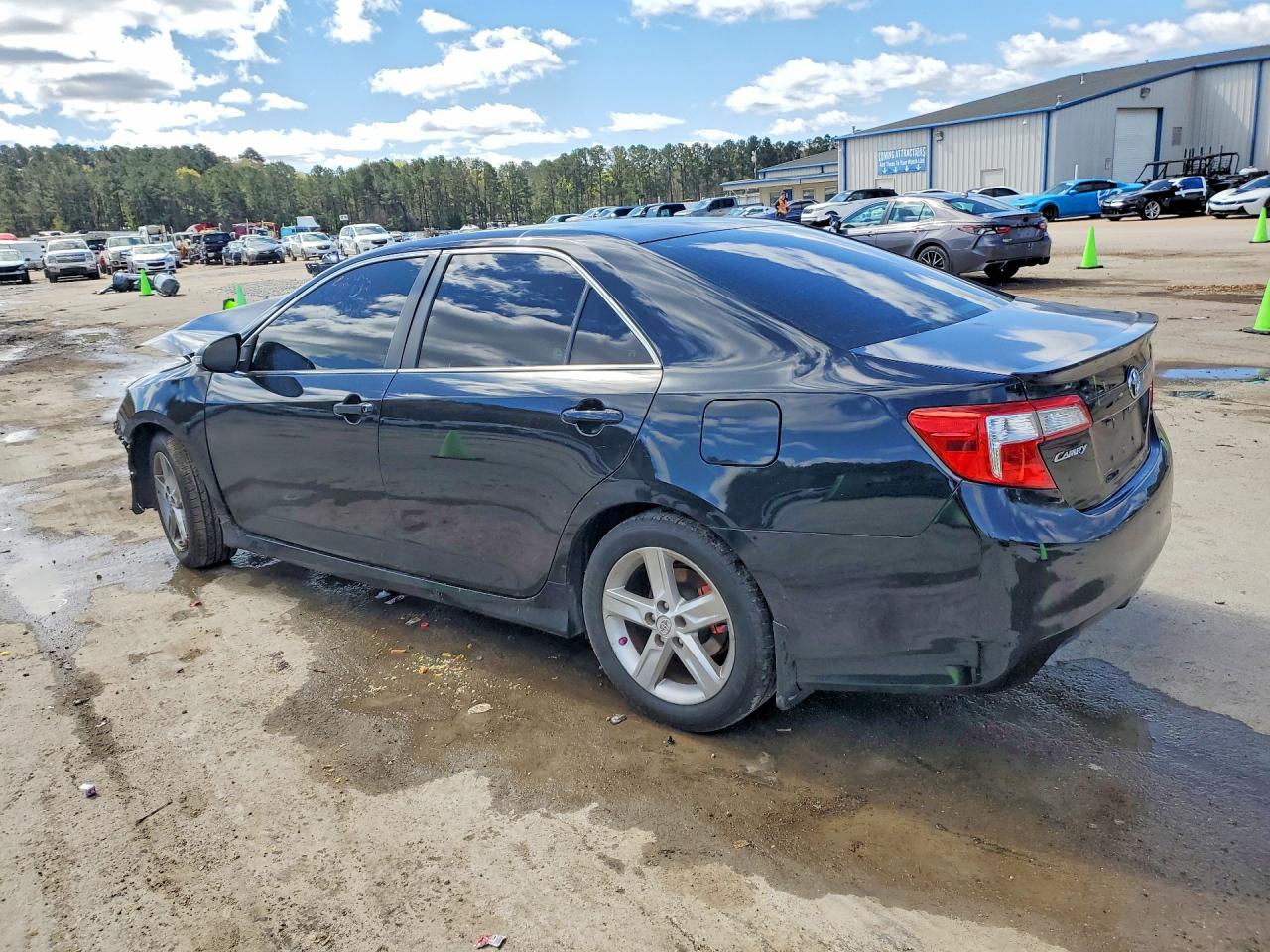 2014 Toyota Camry Se Черный vin: 4T1BF1FK9EU824600