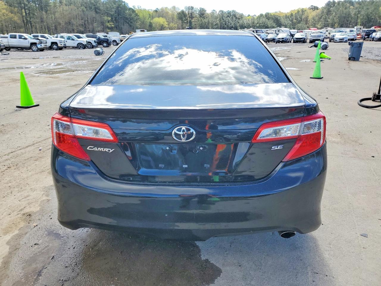 2014 Toyota Camry Se Черный vin: 4T1BF1FK9EU824600