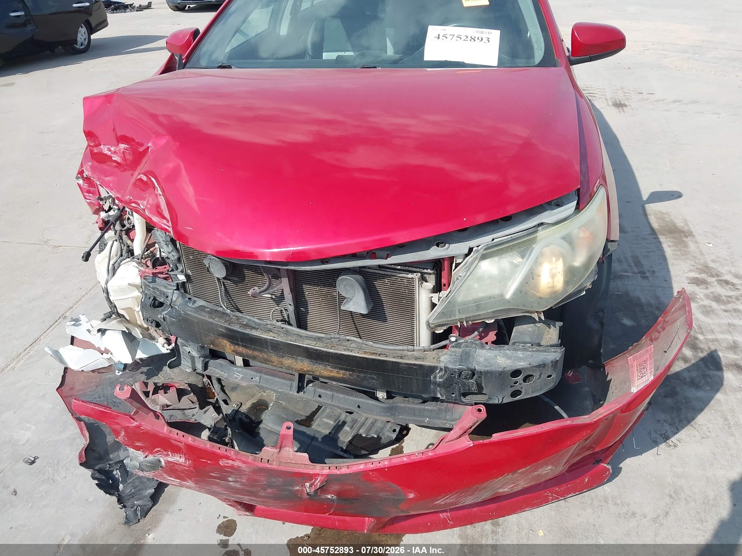 2014 Toyota Camry Se Sport Бордовый vin: 4T1BF1FK9EU824872