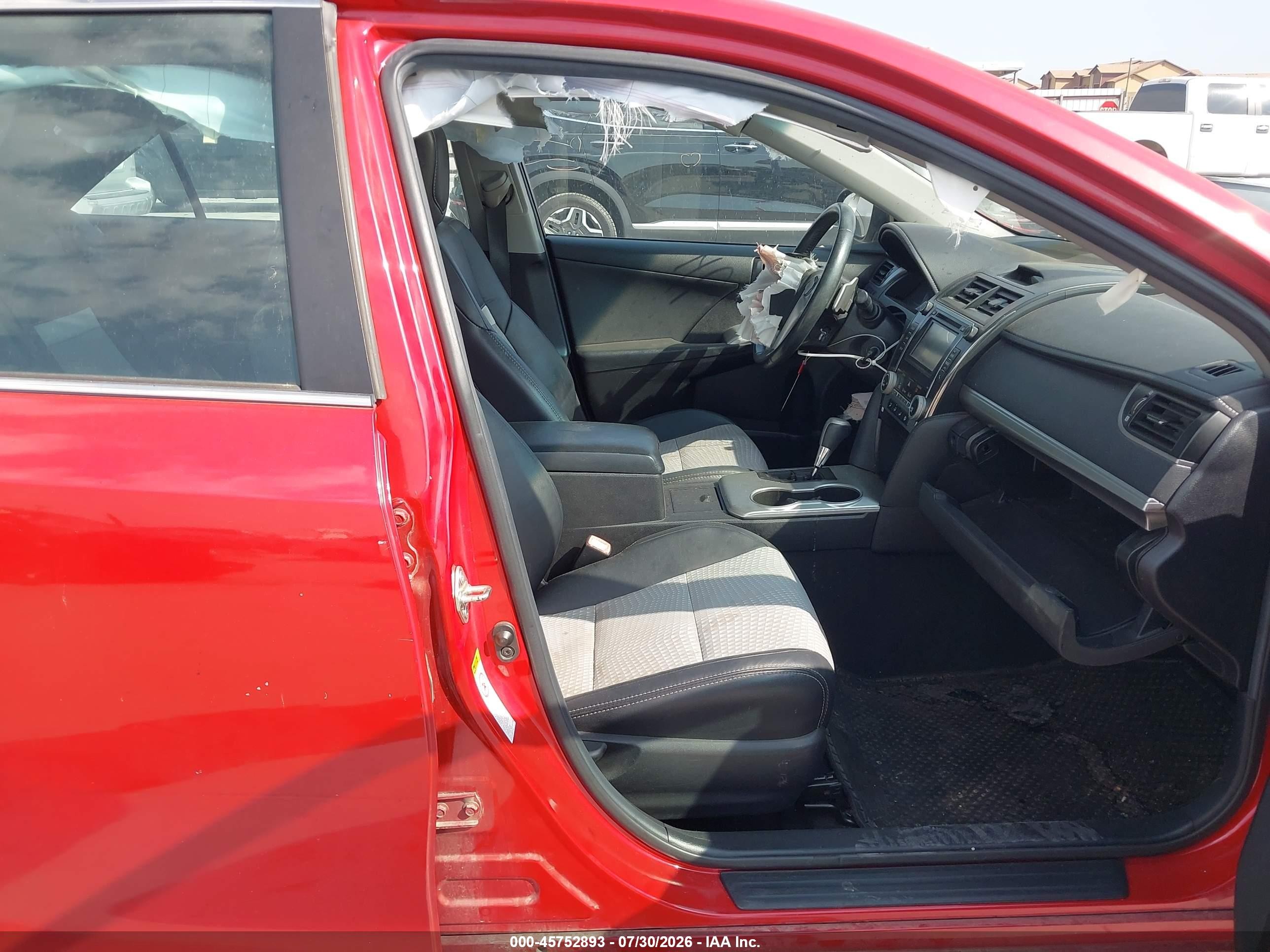 2014 Toyota Camry Se Sport Бордовый vin: 4T1BF1FK9EU824872