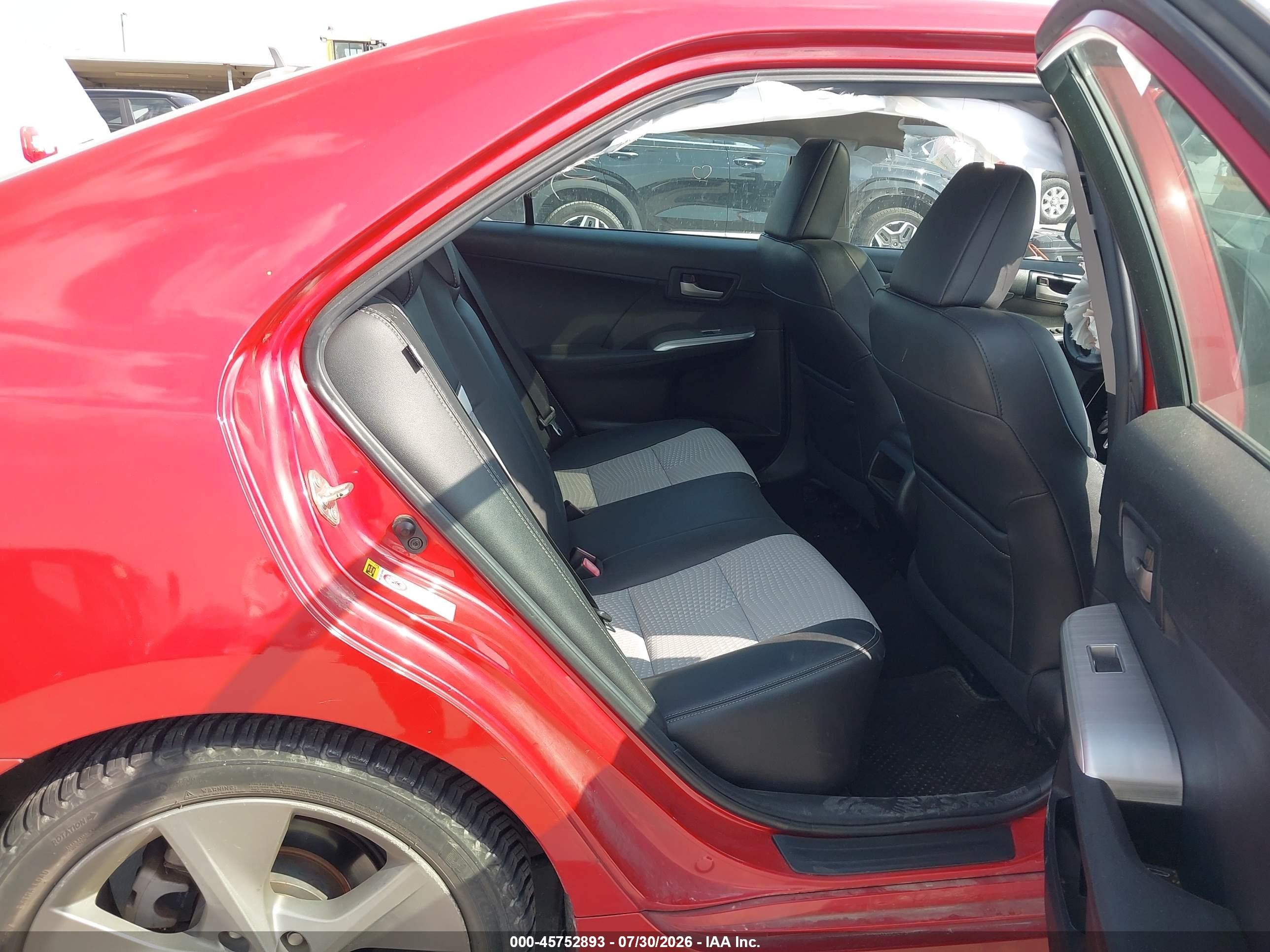 2014 Toyota Camry Se Sport Бордовый vin: 4T1BF1FK9EU824872