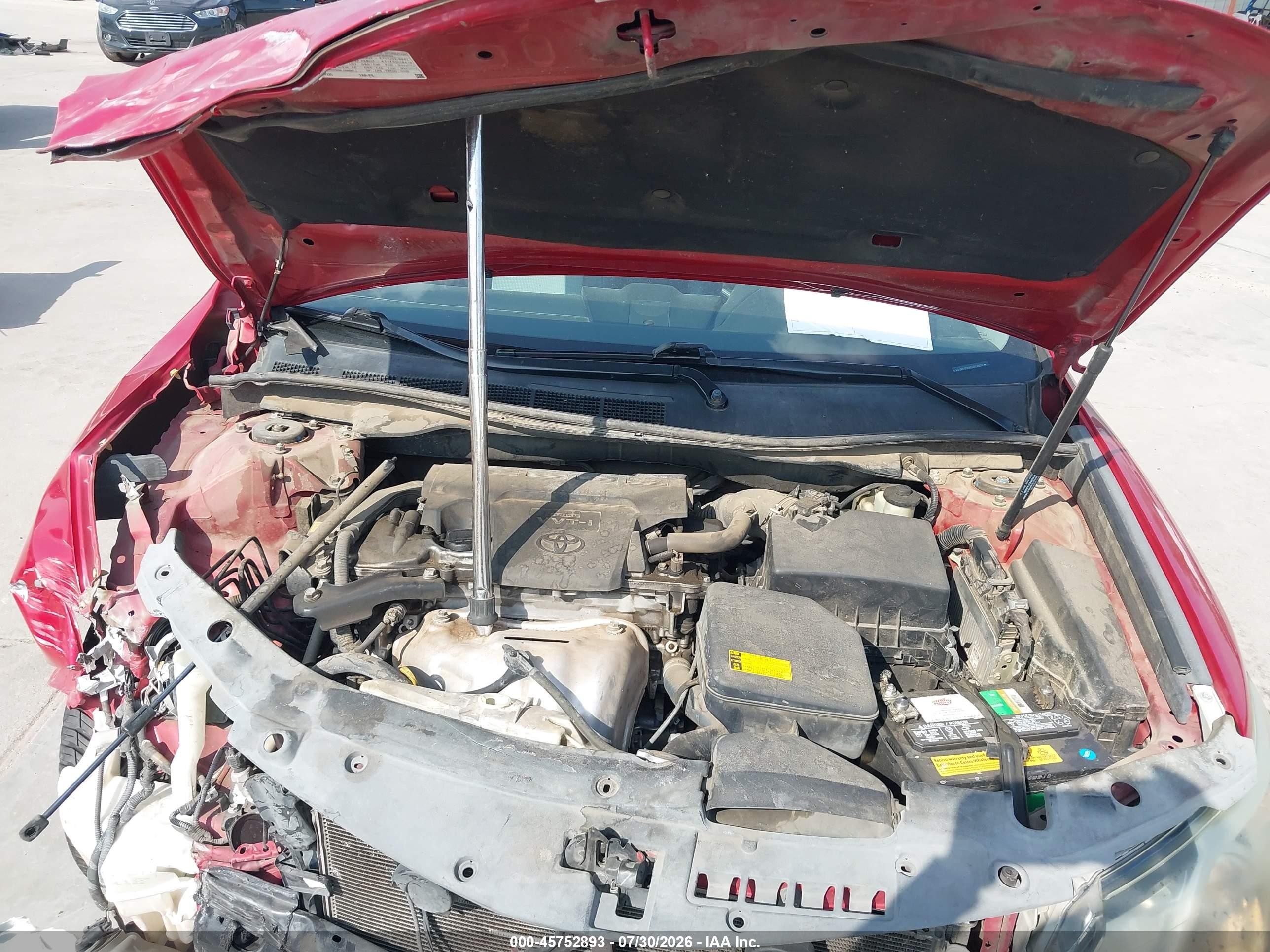2014 Toyota Camry Se Sport Бордовый vin: 4T1BF1FK9EU824872