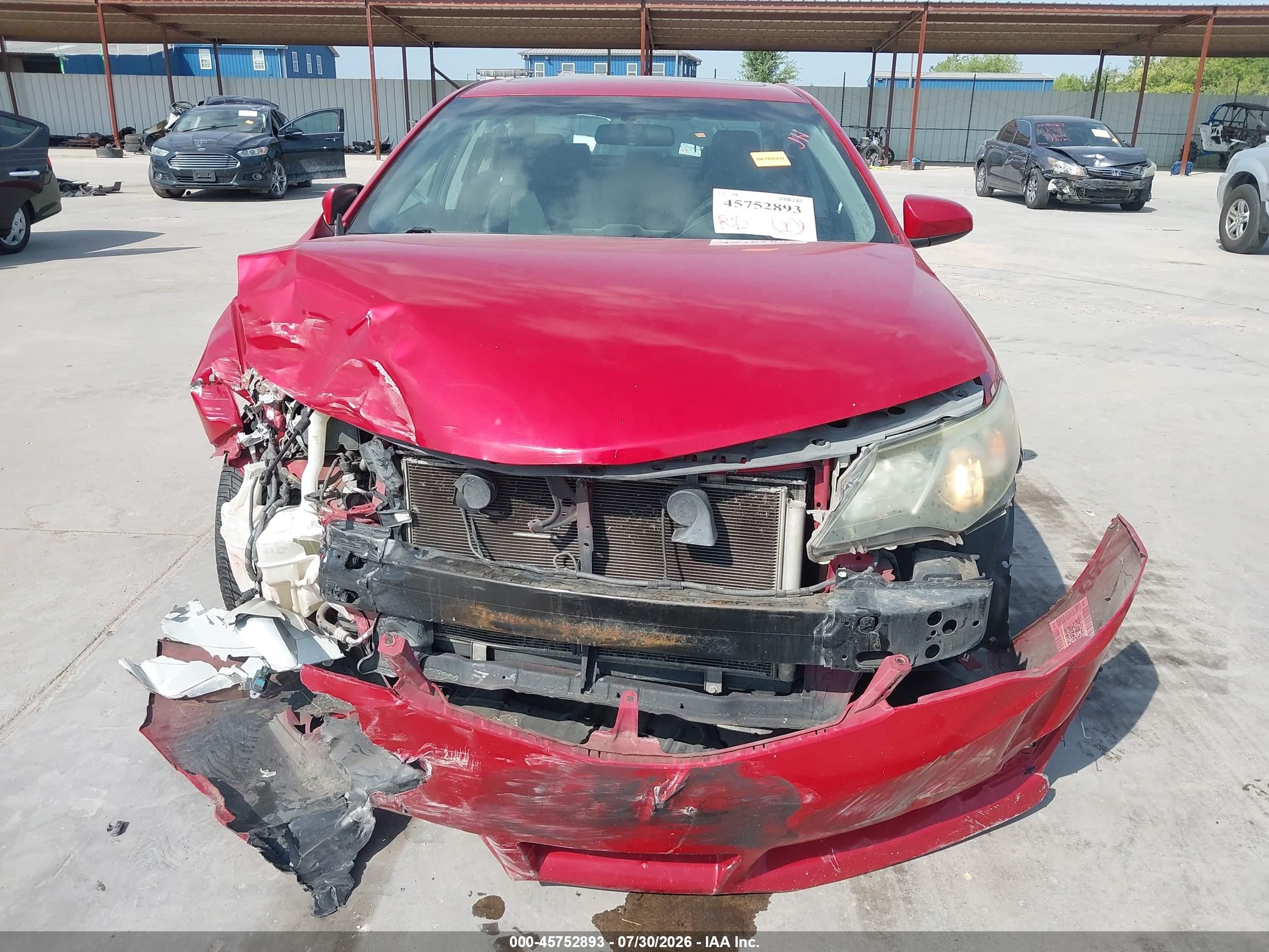 2014 Toyota Camry Se Sport Бордовый vin: 4T1BF1FK9EU824872