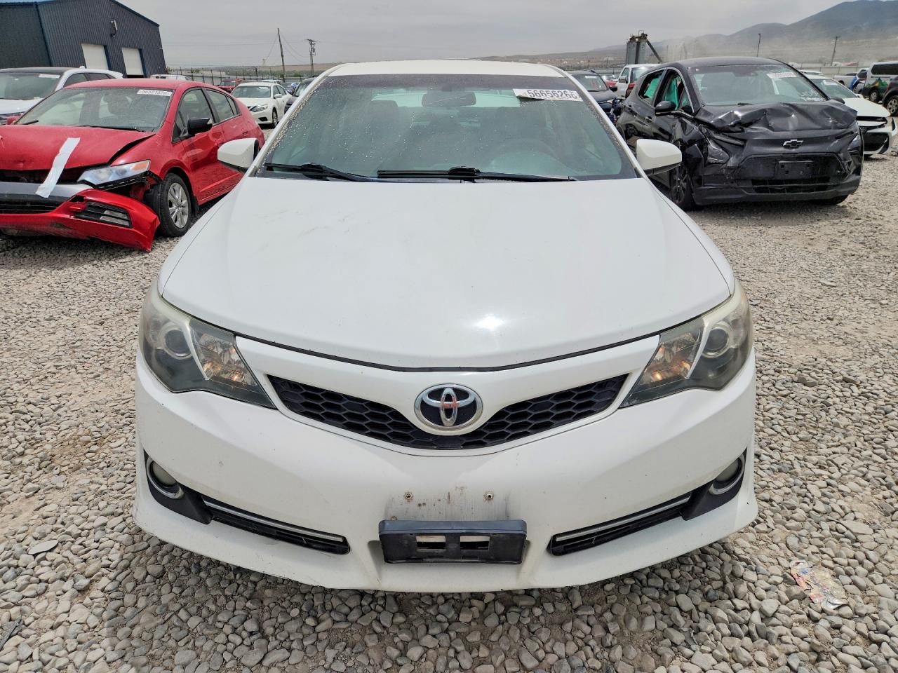 2014 Toyota Camry Se White vin: 4T1BF1FK9EU826881