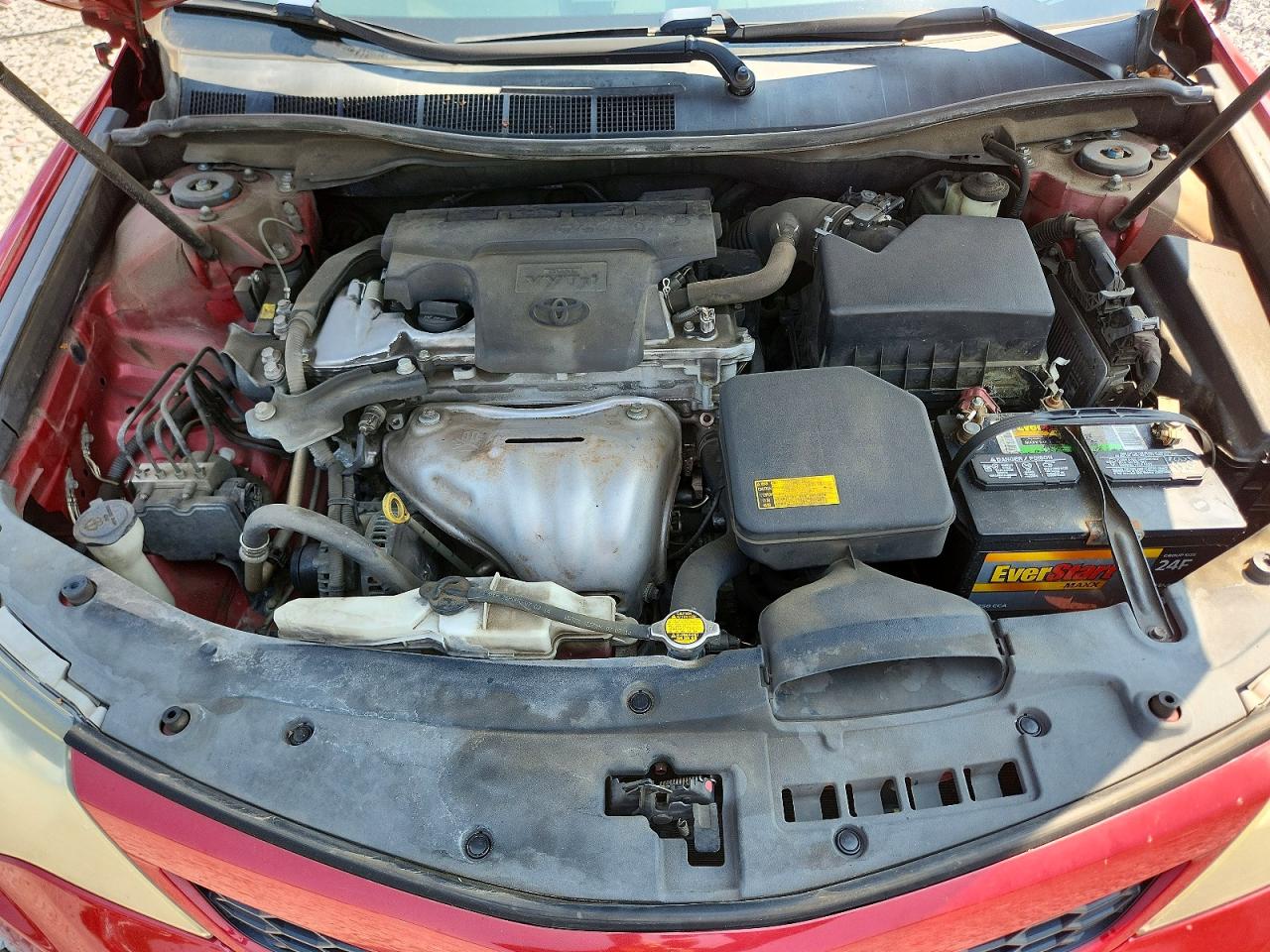2014 Toyota Camry Se Red vin: 4T1BF1FK9EU830882