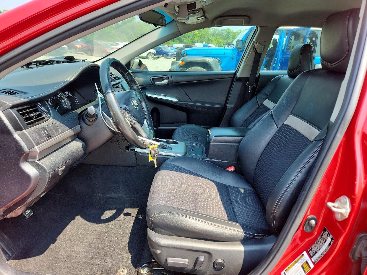 2014 Toyota Camry Se Red vin: 4T1BF1FK9EU830882