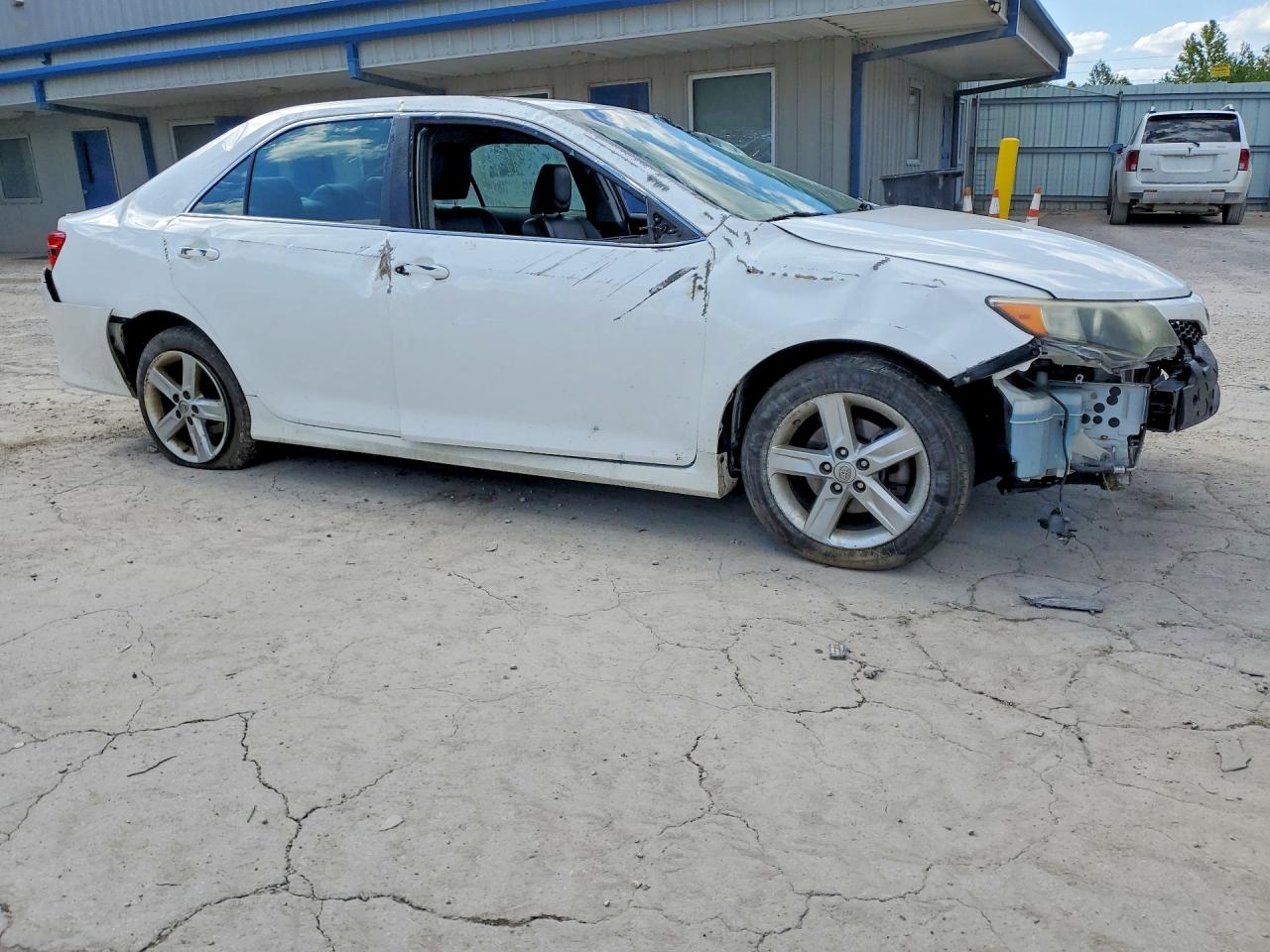 2014 Toyota Camry Se White vin: 4T1BF1FK9EU842367