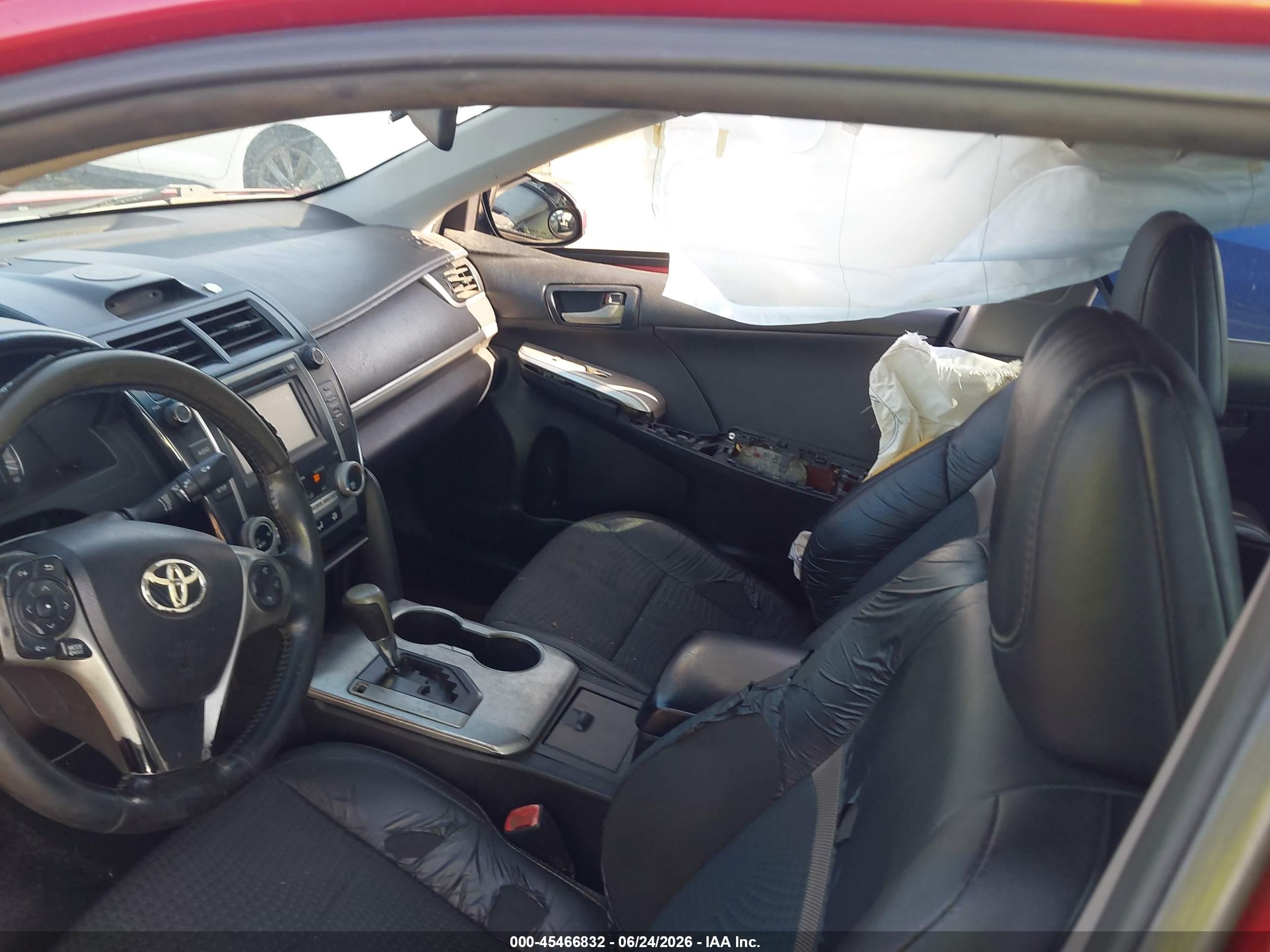 2014 Toyota Camry Se Red vin: 4T1BF1FK9EU842885