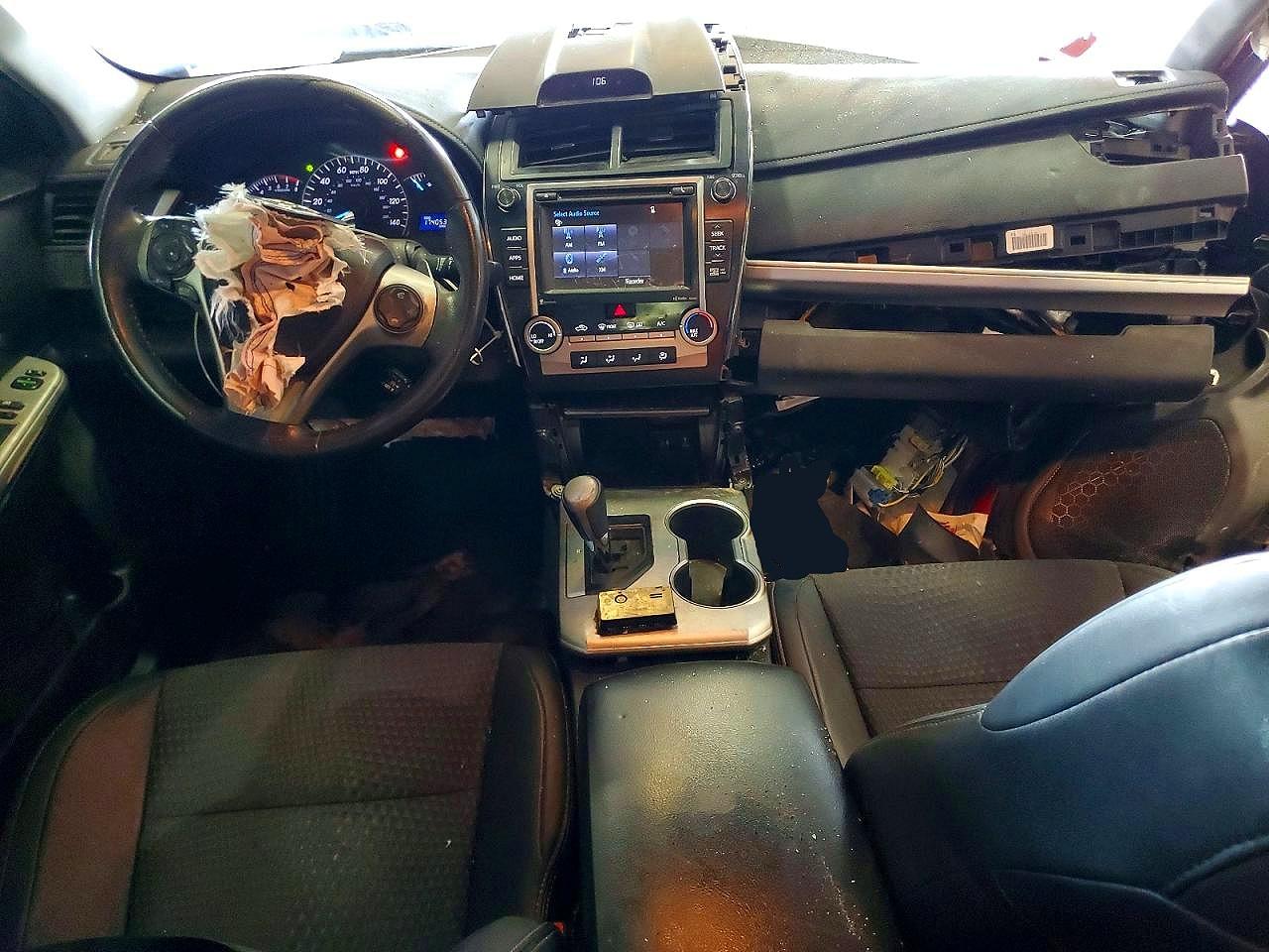 2014 Toyota Camry Se Red vin: 4T1BF1FK9EU844801