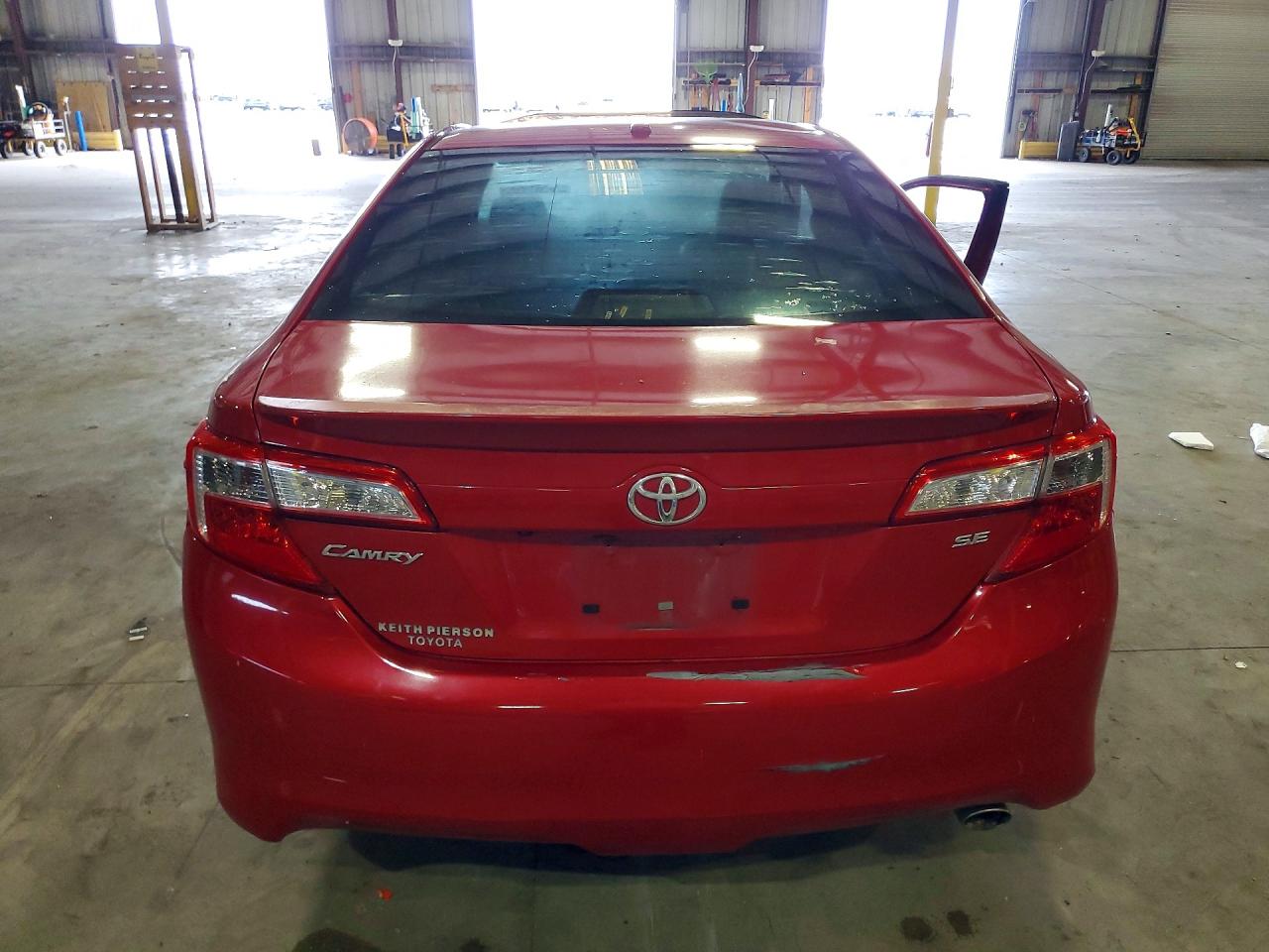 2014 Toyota Camry Se Red vin: 4T1BF1FK9EU844801