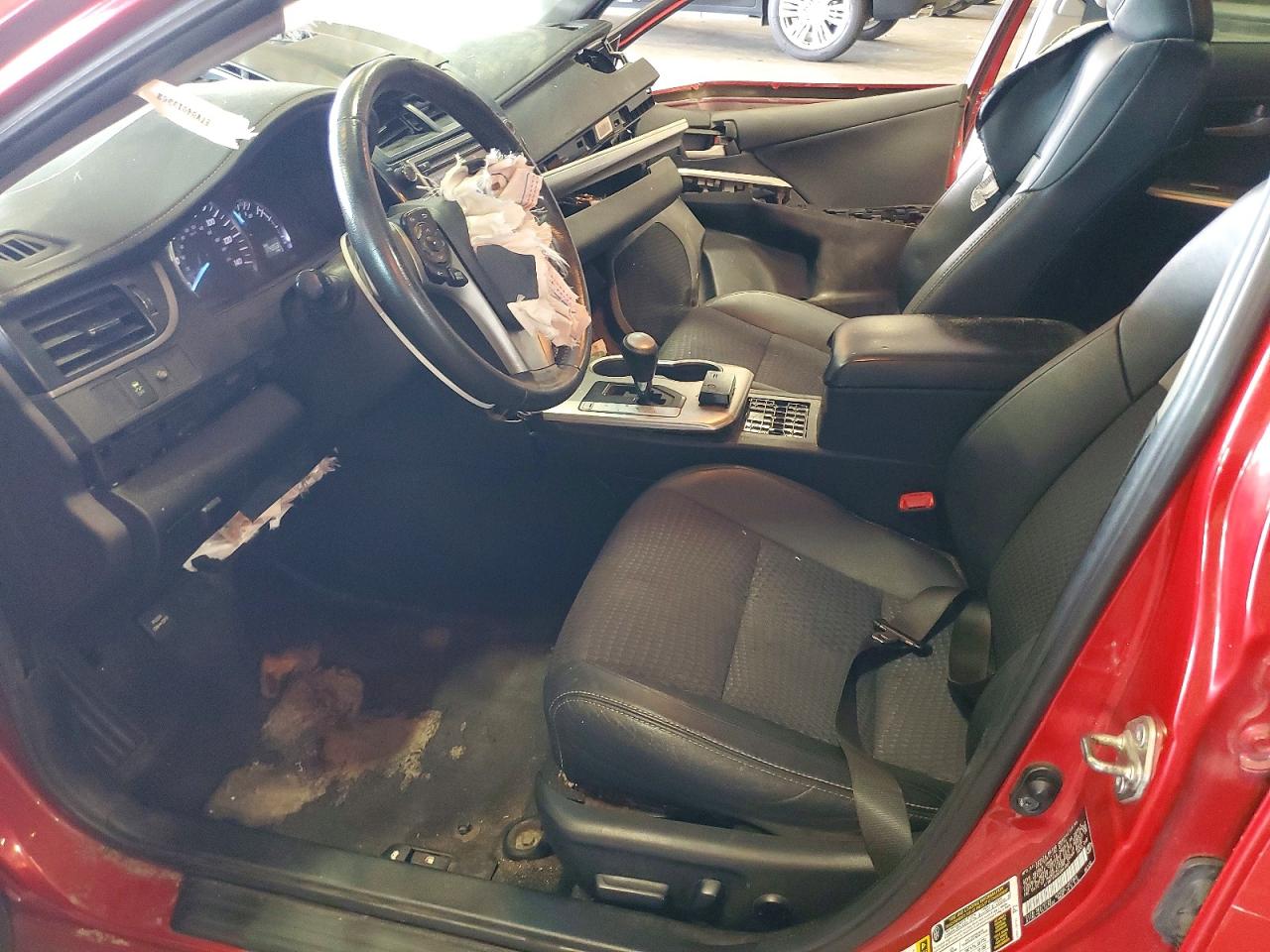 2014 Toyota Camry Se Red vin: 4T1BF1FK9EU844801