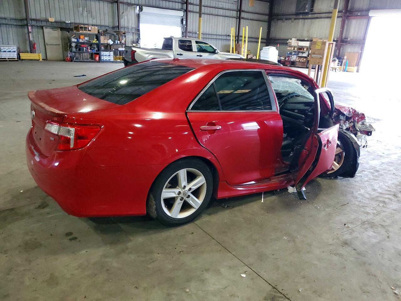 2014 Toyota Camry Se Red vin: 4T1BF1FK9EU844801