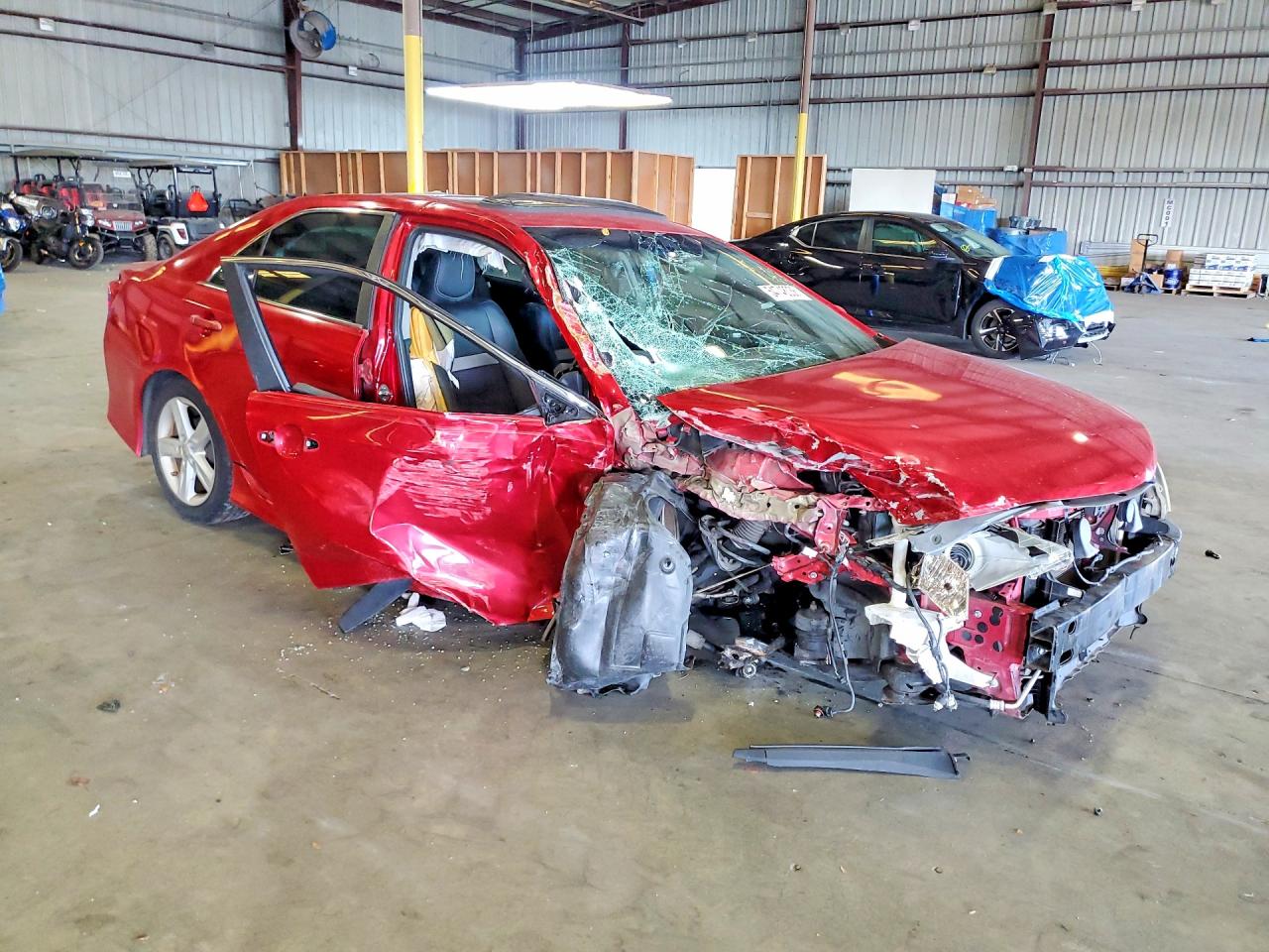 2014 Toyota Camry Se Red vin: 4T1BF1FK9EU844801
