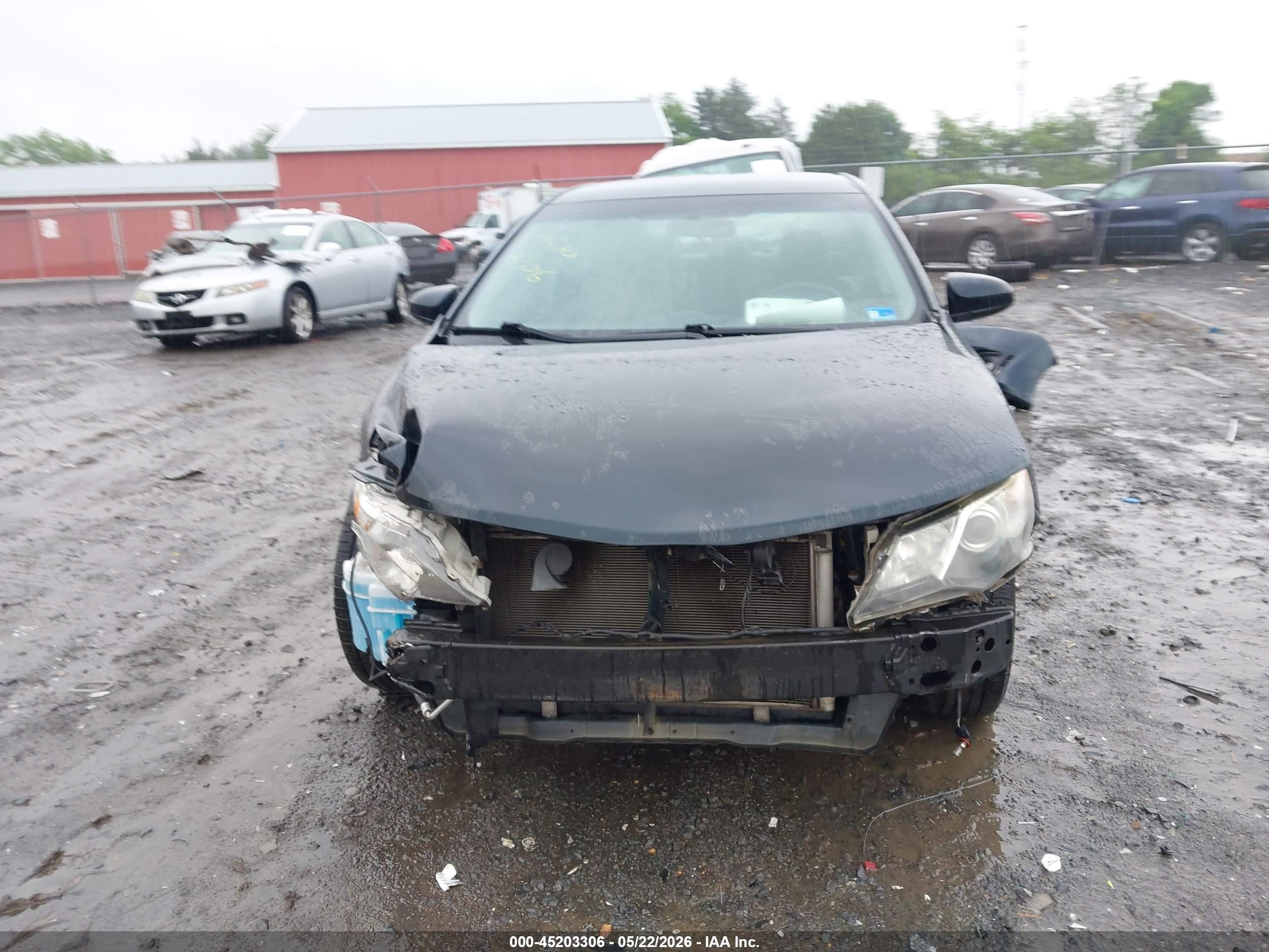 2014 Toyota Camry Se Blue vin: 4T1BF1FK9EU852302