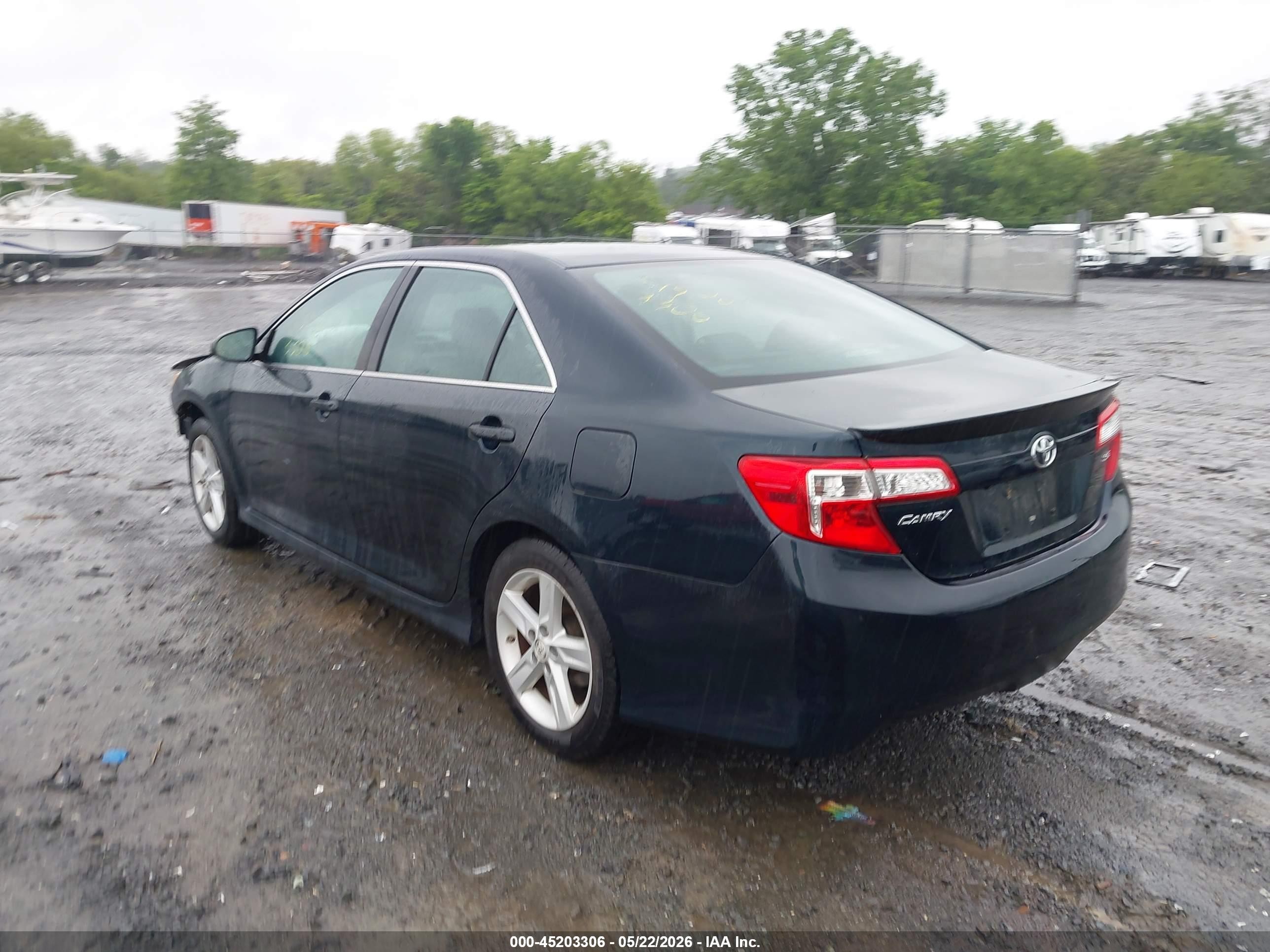 2014 Toyota Camry Se Blue vin: 4T1BF1FK9EU852302