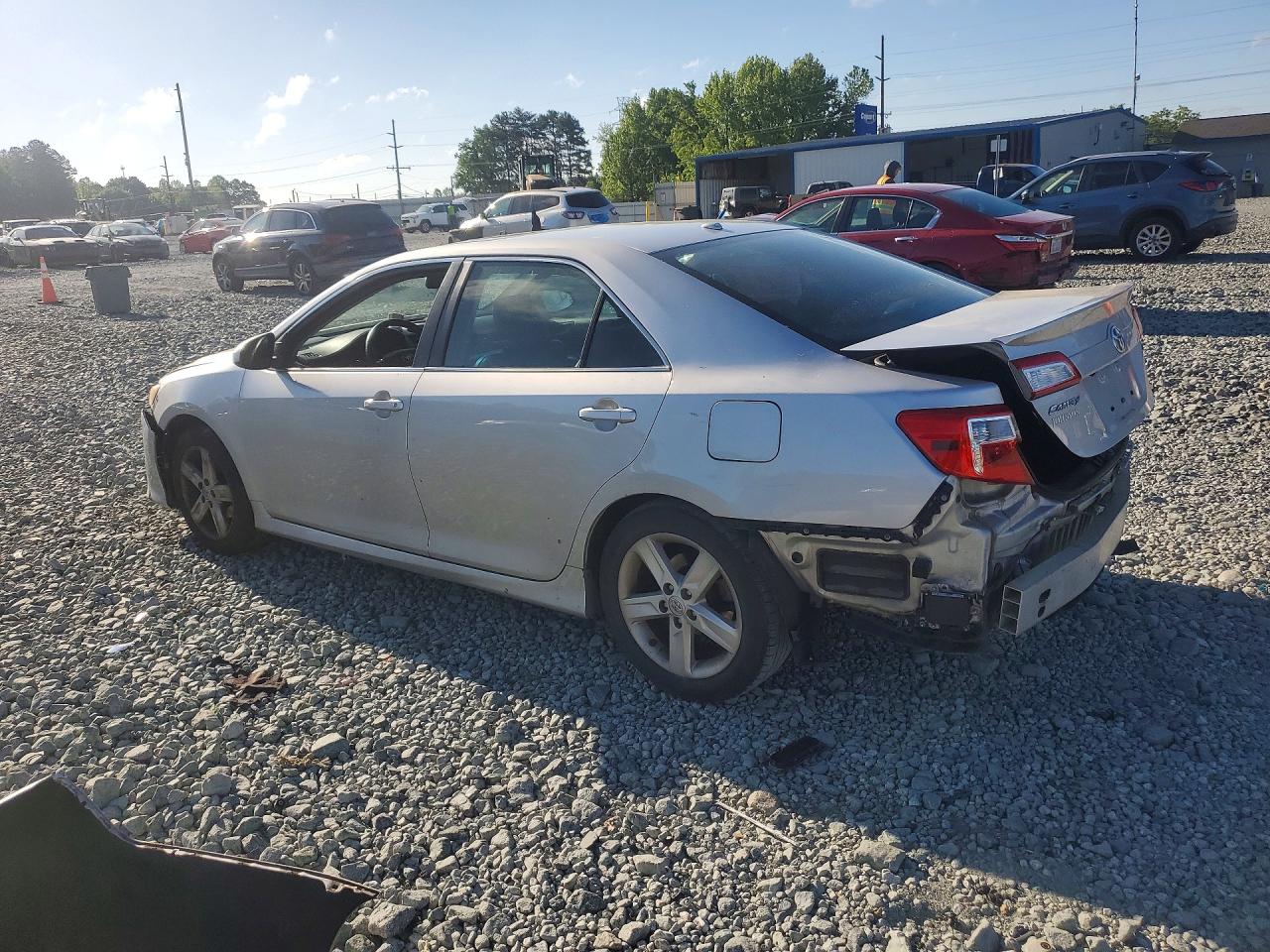 2014 Toyota Camry Se Silver vin: 4T1BF1FK9EU854857