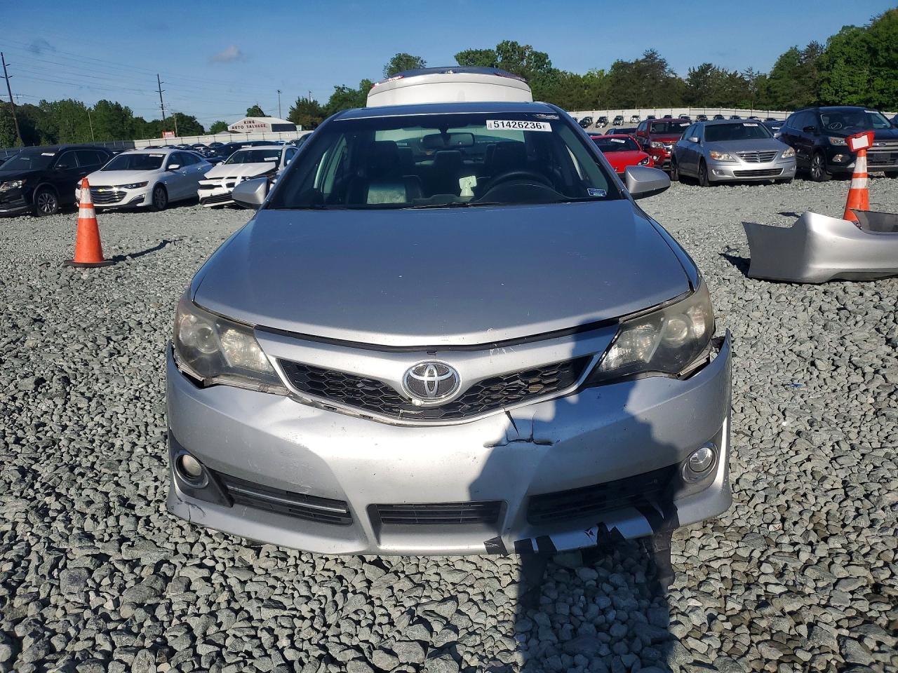 2014 Toyota Camry Se Silver vin: 4T1BF1FK9EU854857