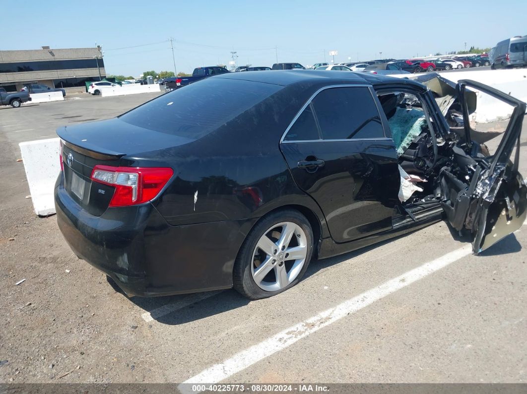 2014 Toyota Camry Se Black vin: 4T1BF1FK9EU856060
