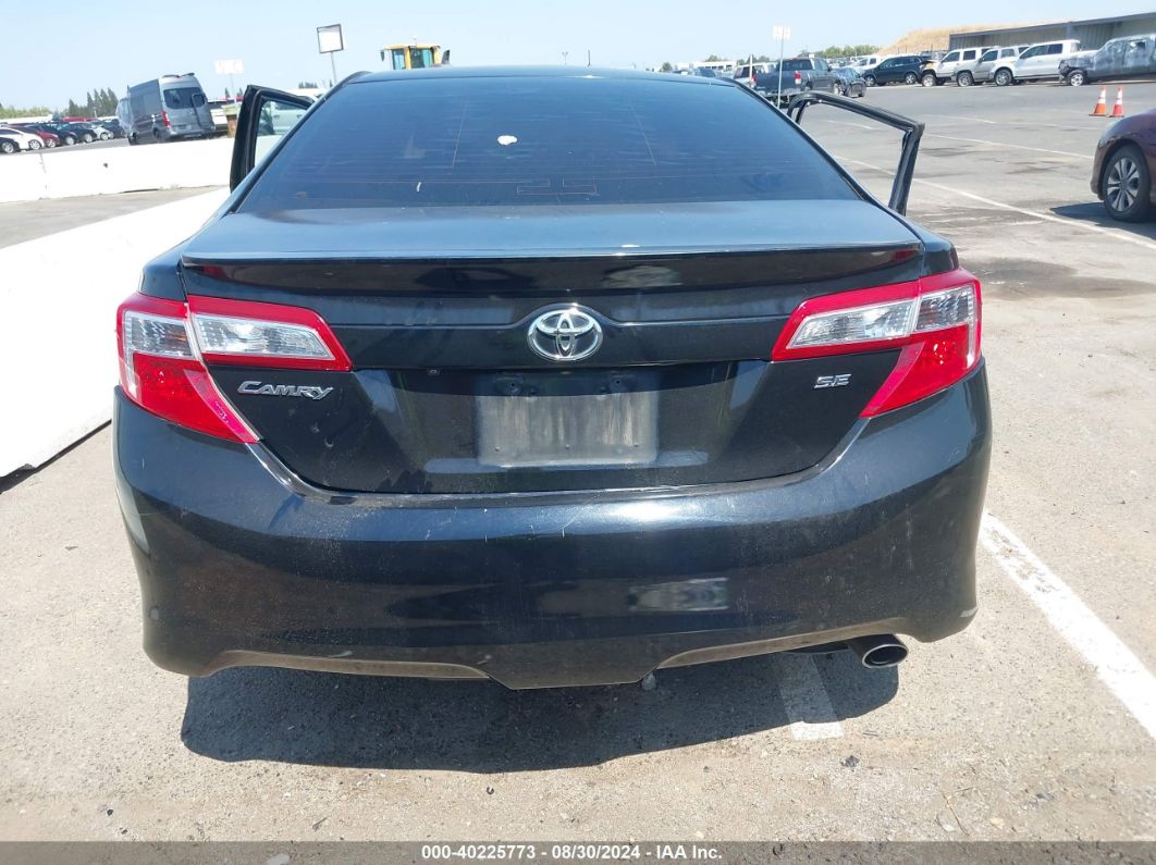 2014 Toyota Camry Se Black vin: 4T1BF1FK9EU856060