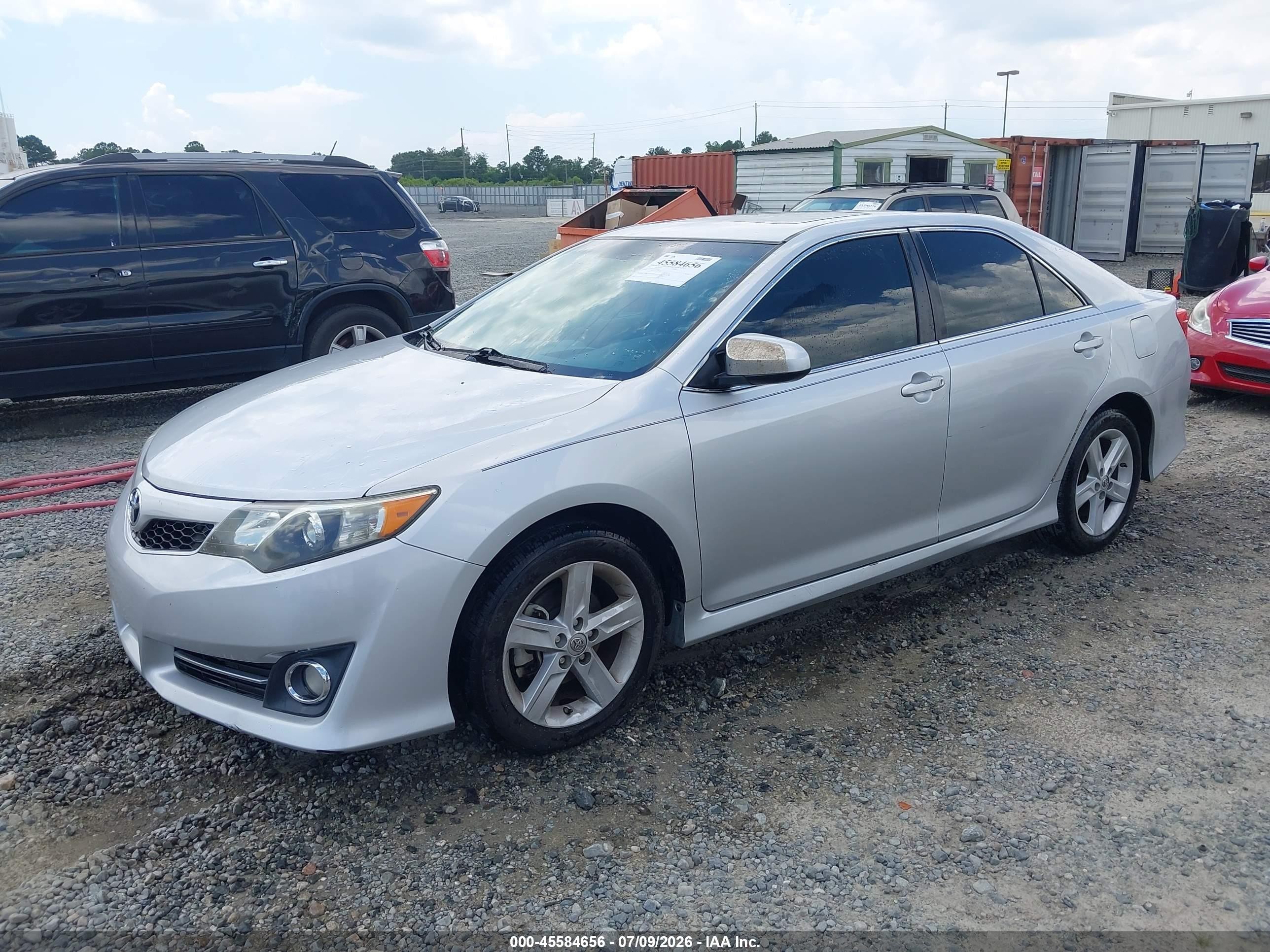 2014 Toyota Camry Se Silver vin: 4T1BF1FK9EU859606