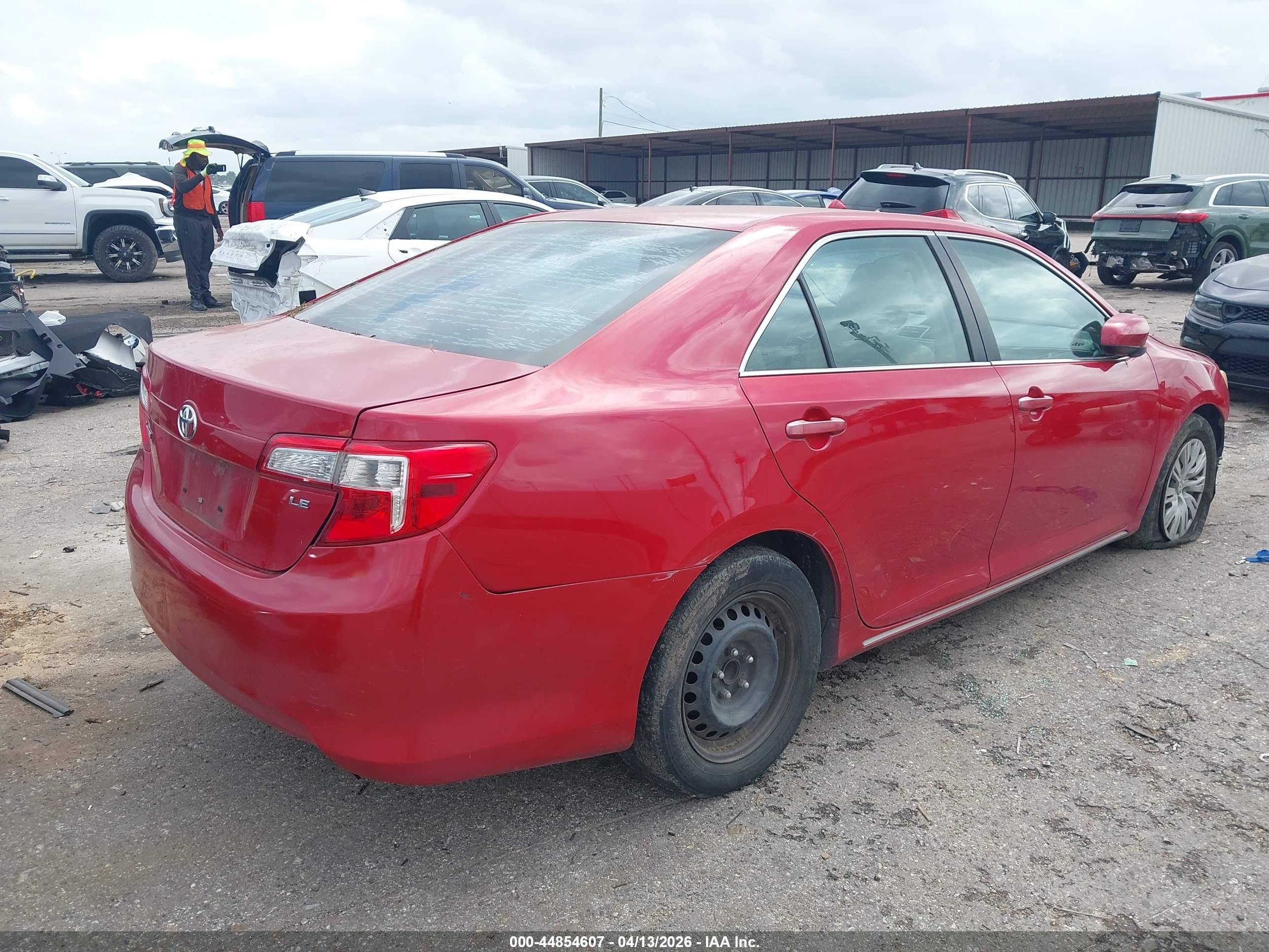2014 Toyota Camry Le Красный vin: 4T1BF1FK9EU861212