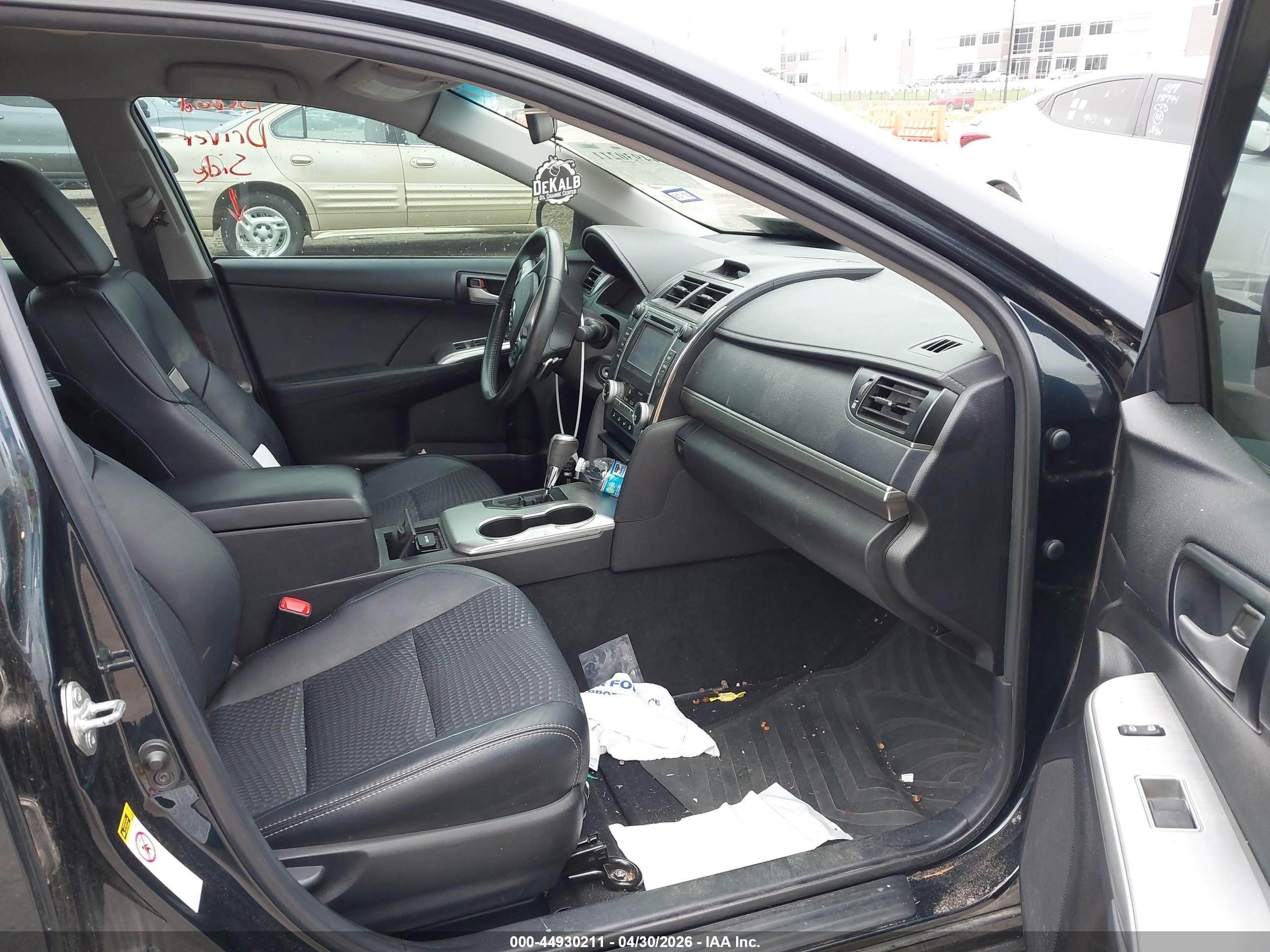 2014 Toyota Camry Se Dark Blue vin: 4T1BF1FK9EU867429