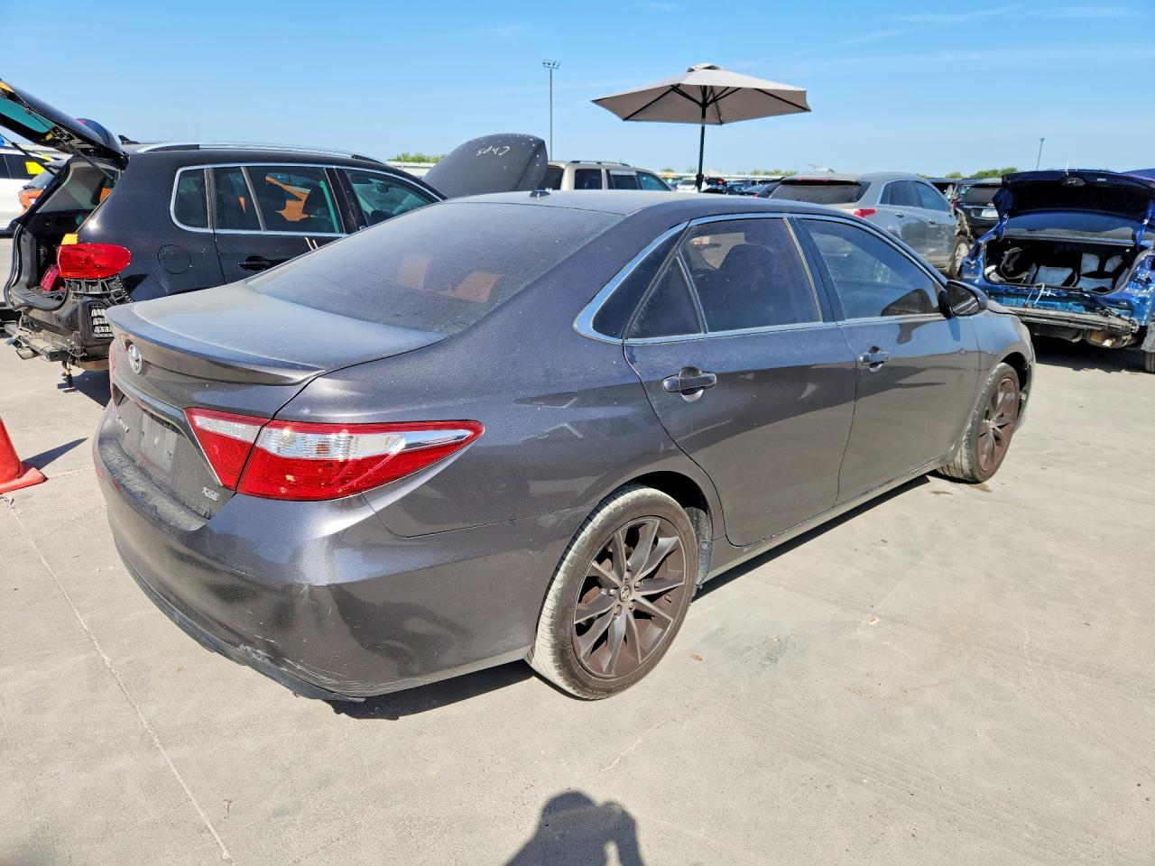 2015 Toyota Camry Xse Серый vin: 4T1BF1FK9FU001327