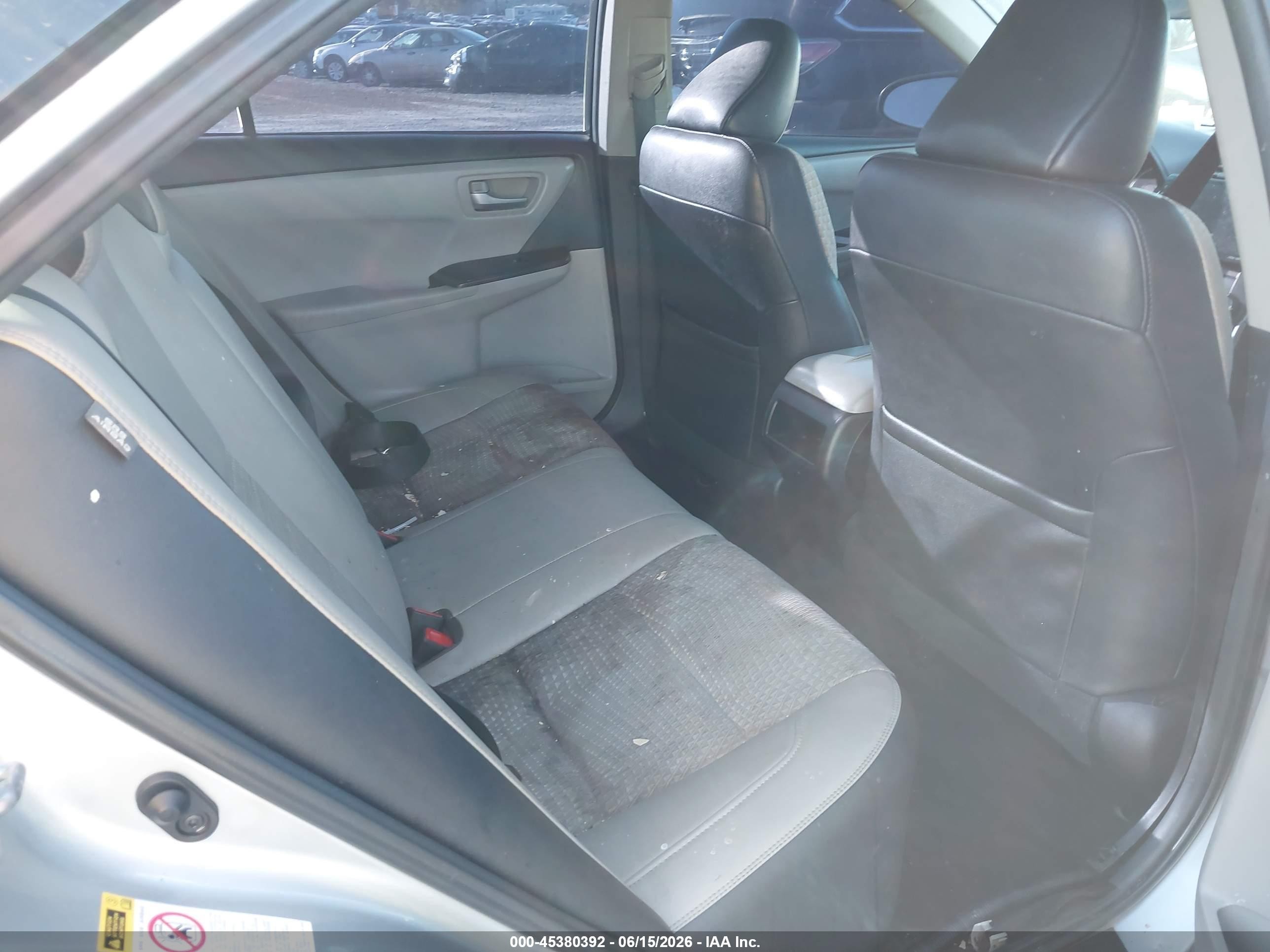 2015 Toyota Camry Se Silver vin: 4T1BF1FK9FU003966