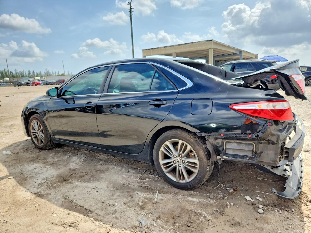 2015 Toyota Camry Se Black vin: 4T1BF1FK9FU004664