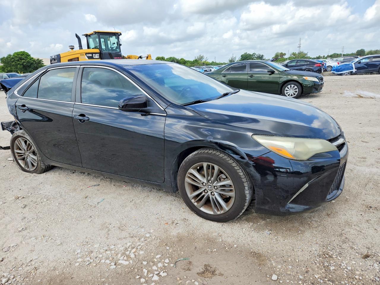 2015 Toyota Camry Se Black vin: 4T1BF1FK9FU004664