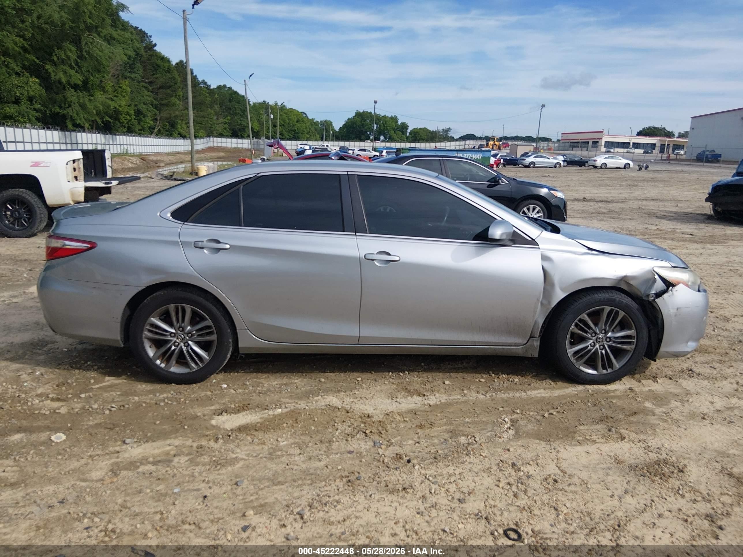 2015 Toyota Camry Se Silver vin: 4T1BF1FK9FU004860