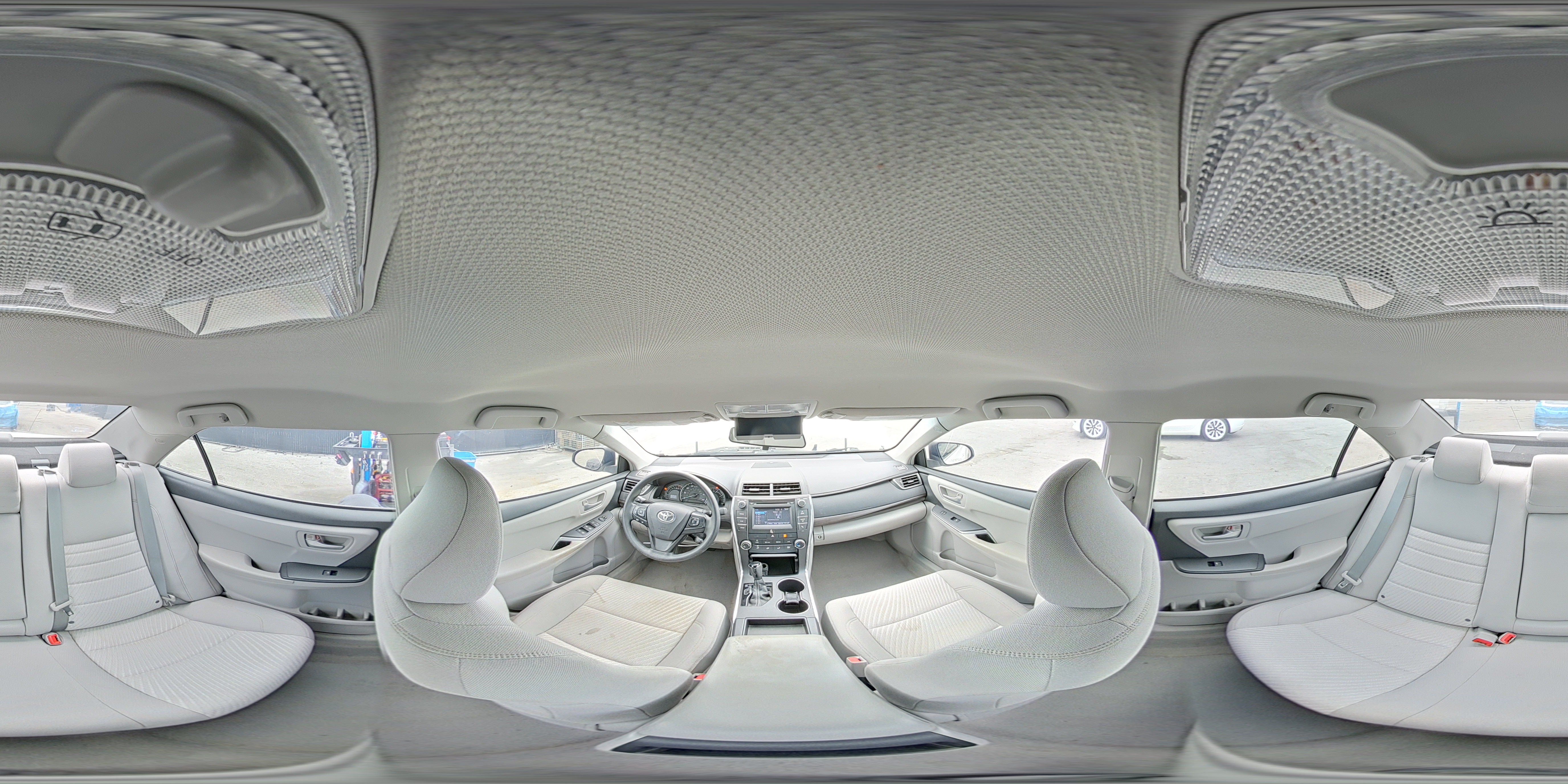 2015 Toyota Camry Le White vin: 4T1BF1FK9FU008858