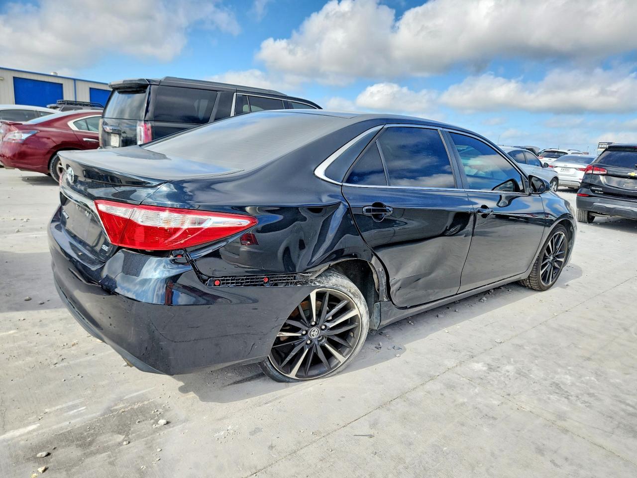 2015 Toyota Camry Se Gray vin: 4T1BF1FK9FU015633