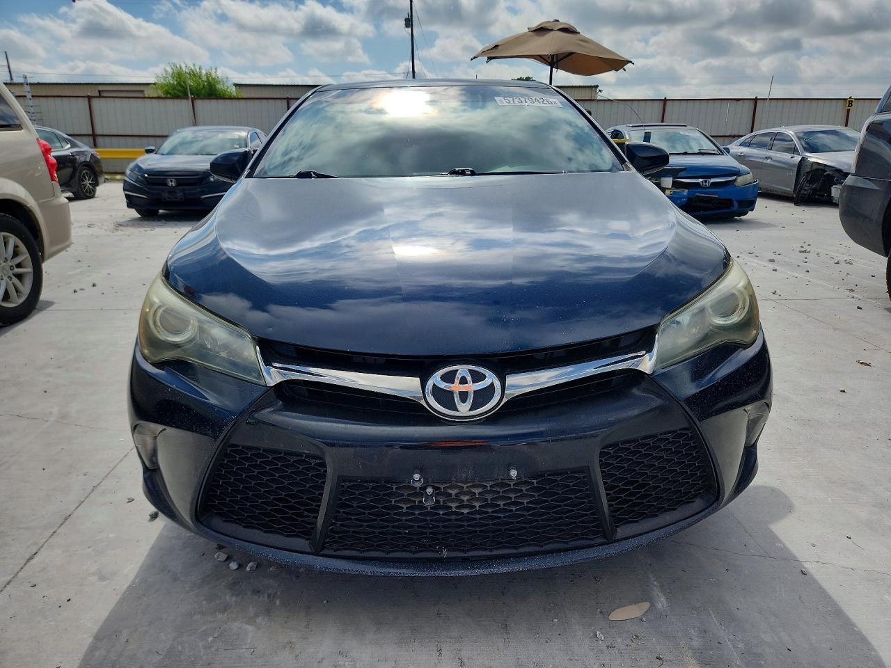 2015 Toyota Camry Se Gray vin: 4T1BF1FK9FU015633