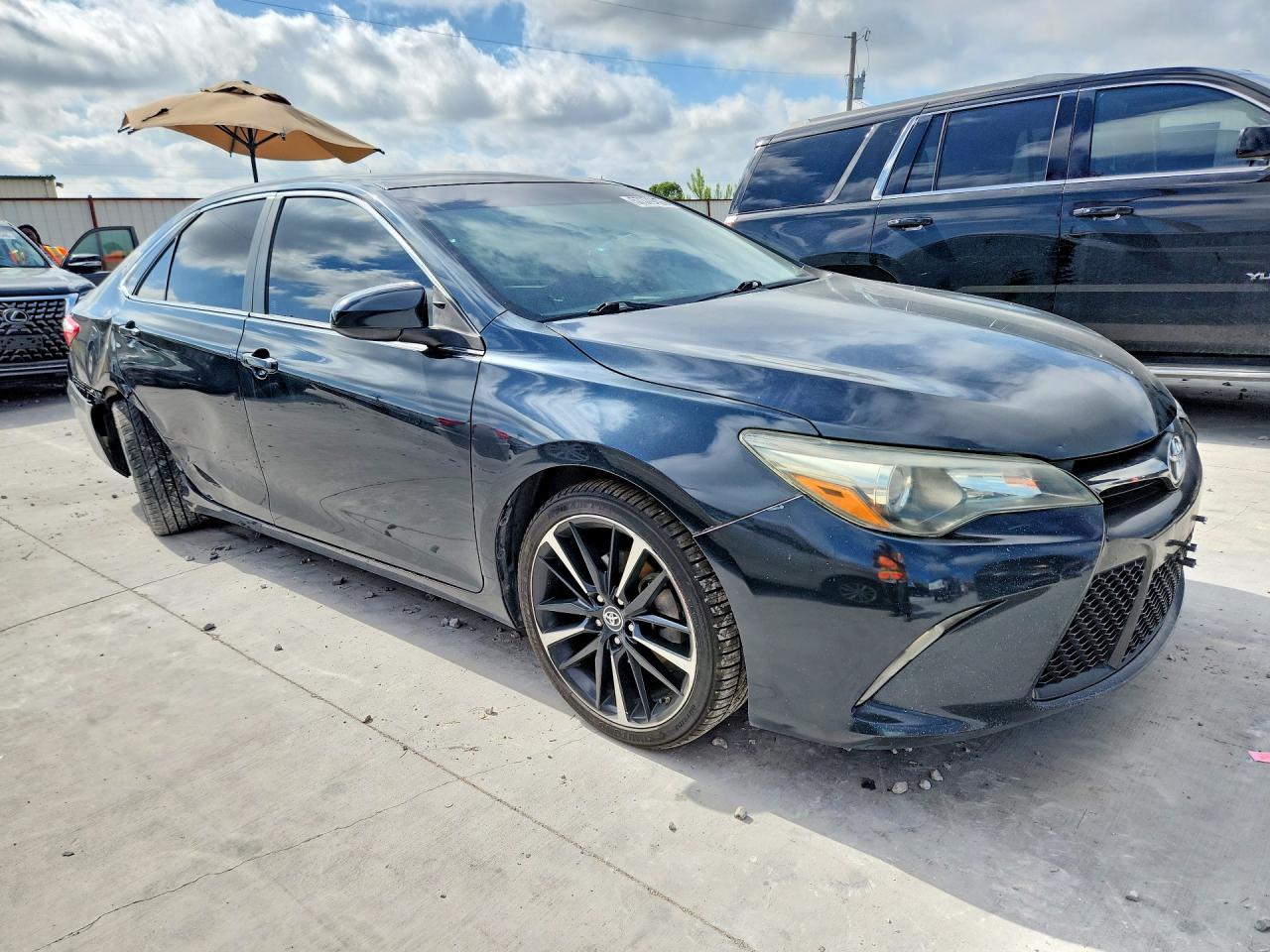 2015 Toyota Camry Se Gray vin: 4T1BF1FK9FU015633