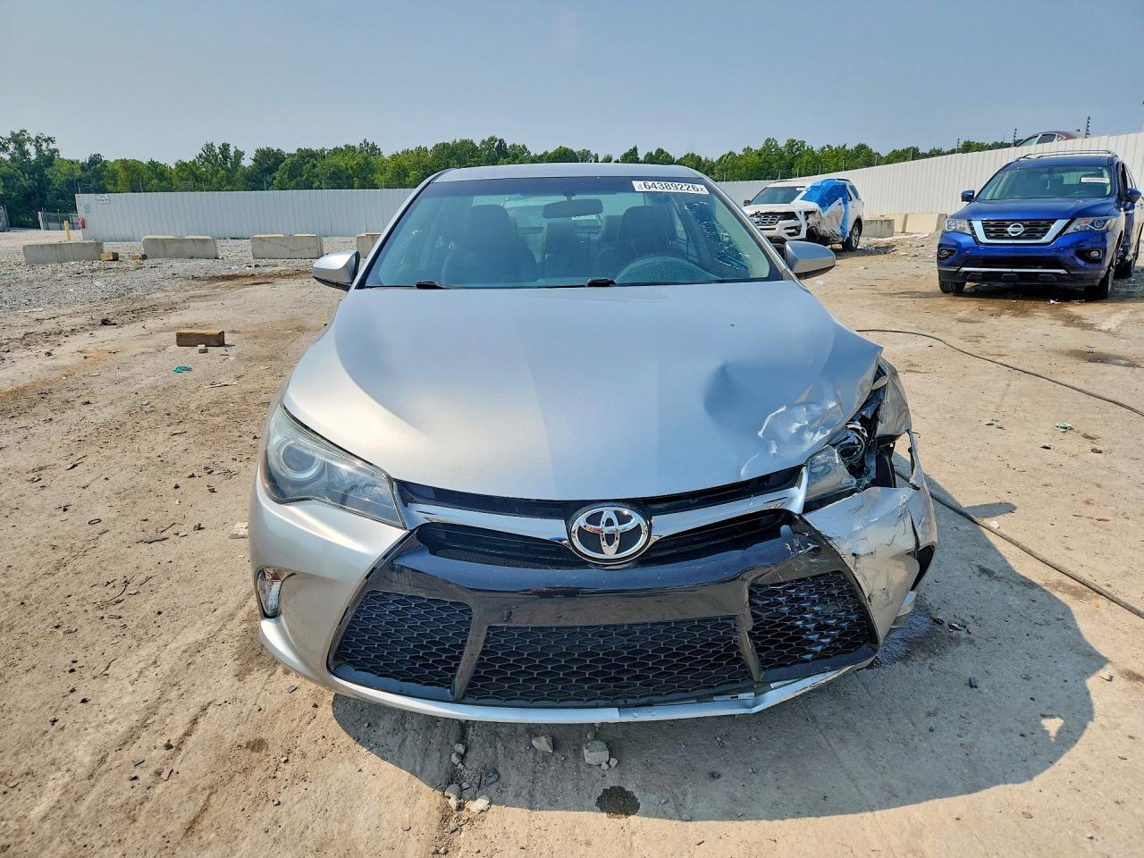 2015 Toyota Camry Se Silver vin: 4T1BF1FK9FU023375