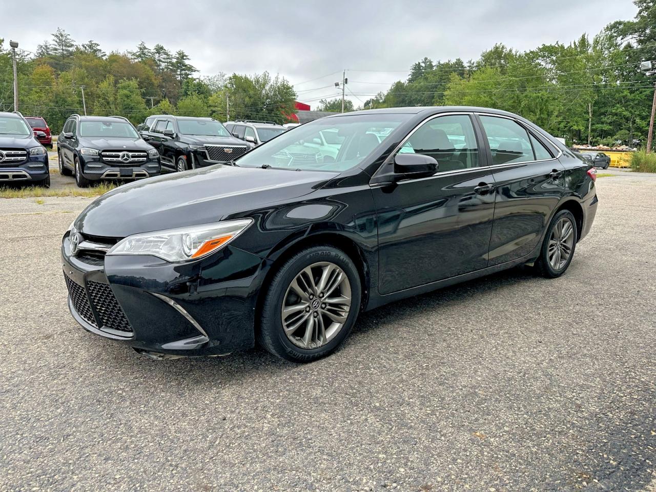 2015 Toyota Camry Se Black vin: 4T1BF1FK9FU030858