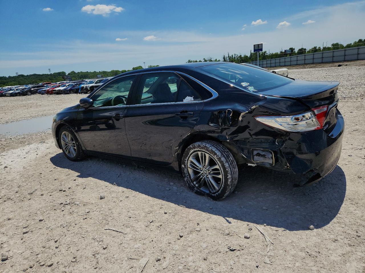 2015 Toyota Camry Se Blue vin: 4T1BF1FK9FU033890