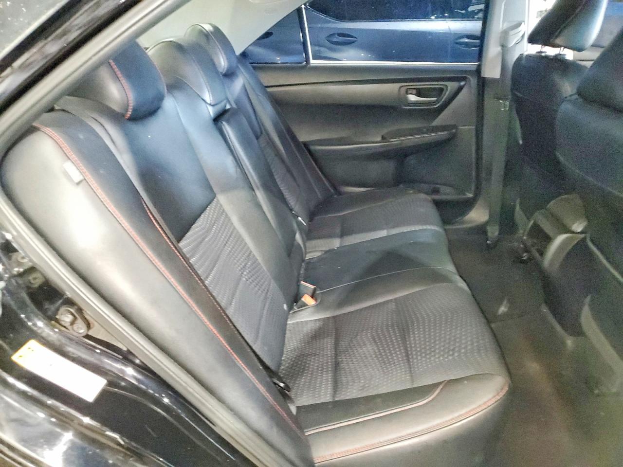 2015 Toyota Camry Se Black vin: 4T1BF1FK9FU036174