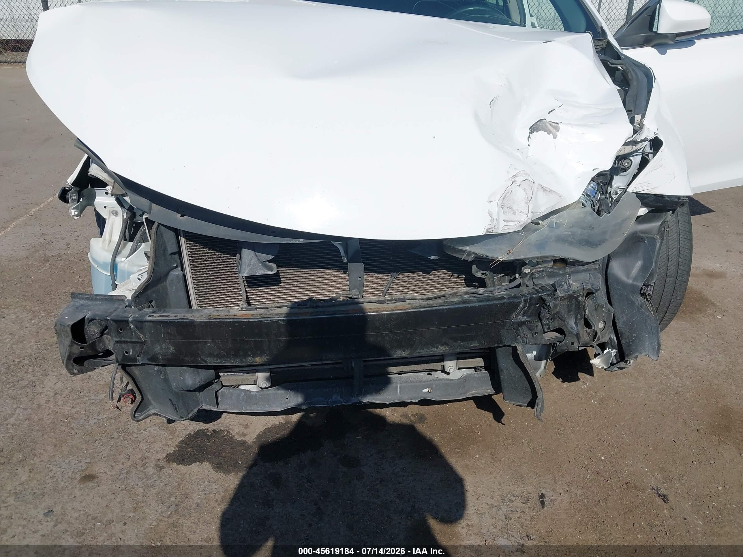 2015 Toyota Camry Se White vin: 4T1BF1FK9FU041469