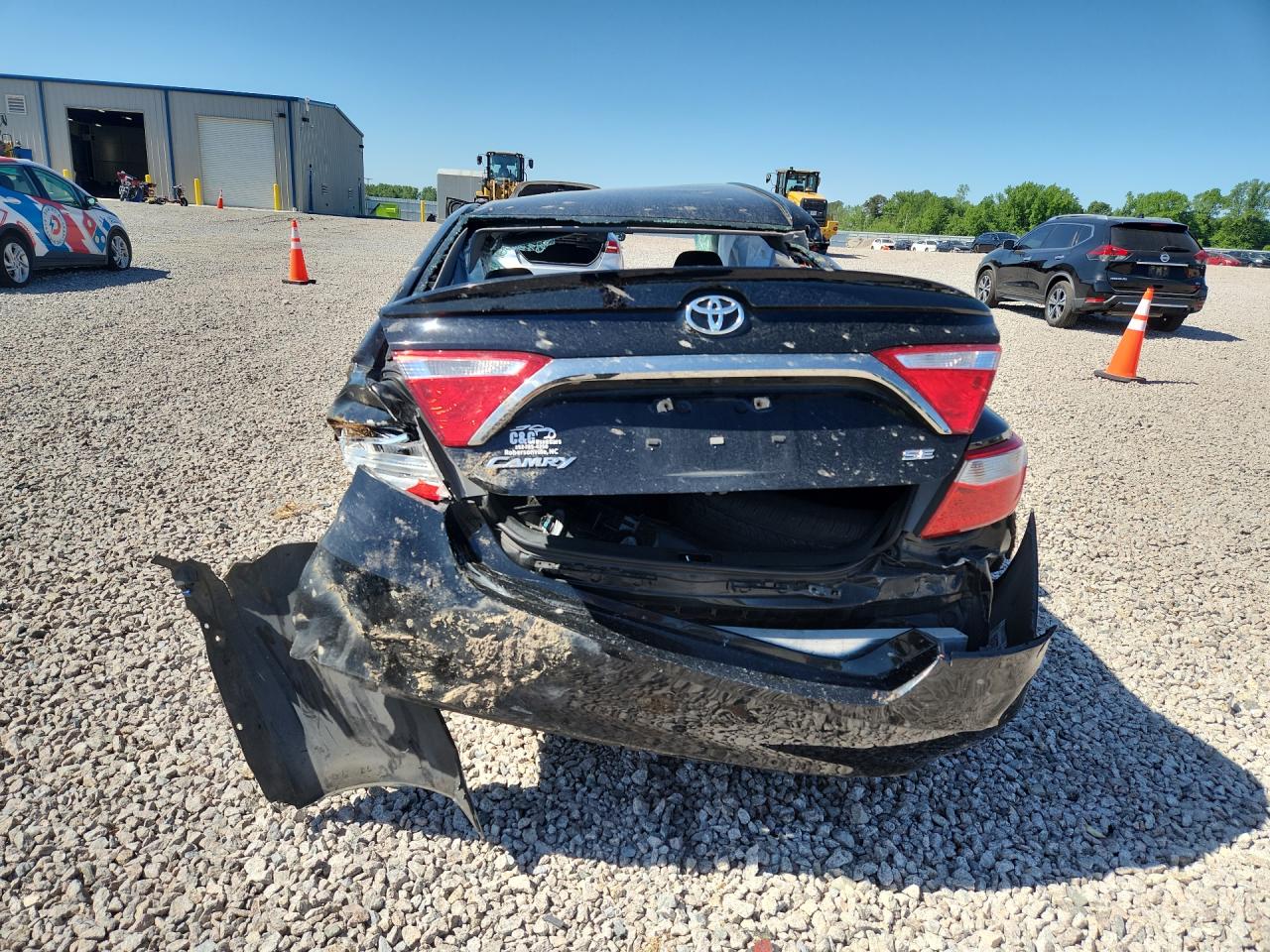 2015 Toyota Camry Se Black vin: 4T1BF1FK9FU052973