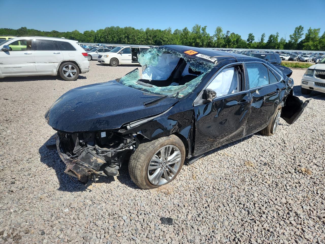 2015 Toyota Camry Se Black vin: 4T1BF1FK9FU052973
