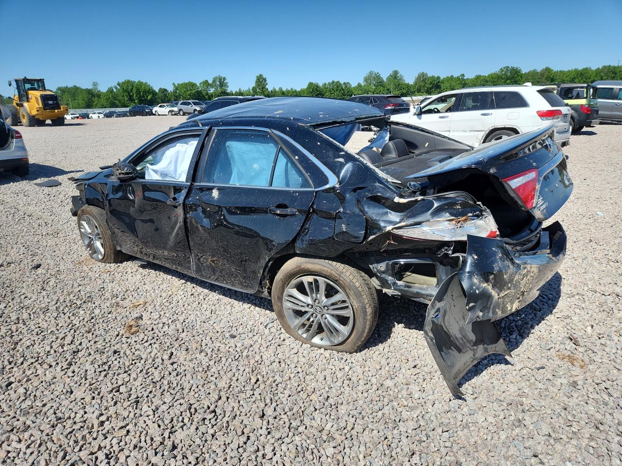 2015 Toyota Camry Se Black vin: 4T1BF1FK9FU052973