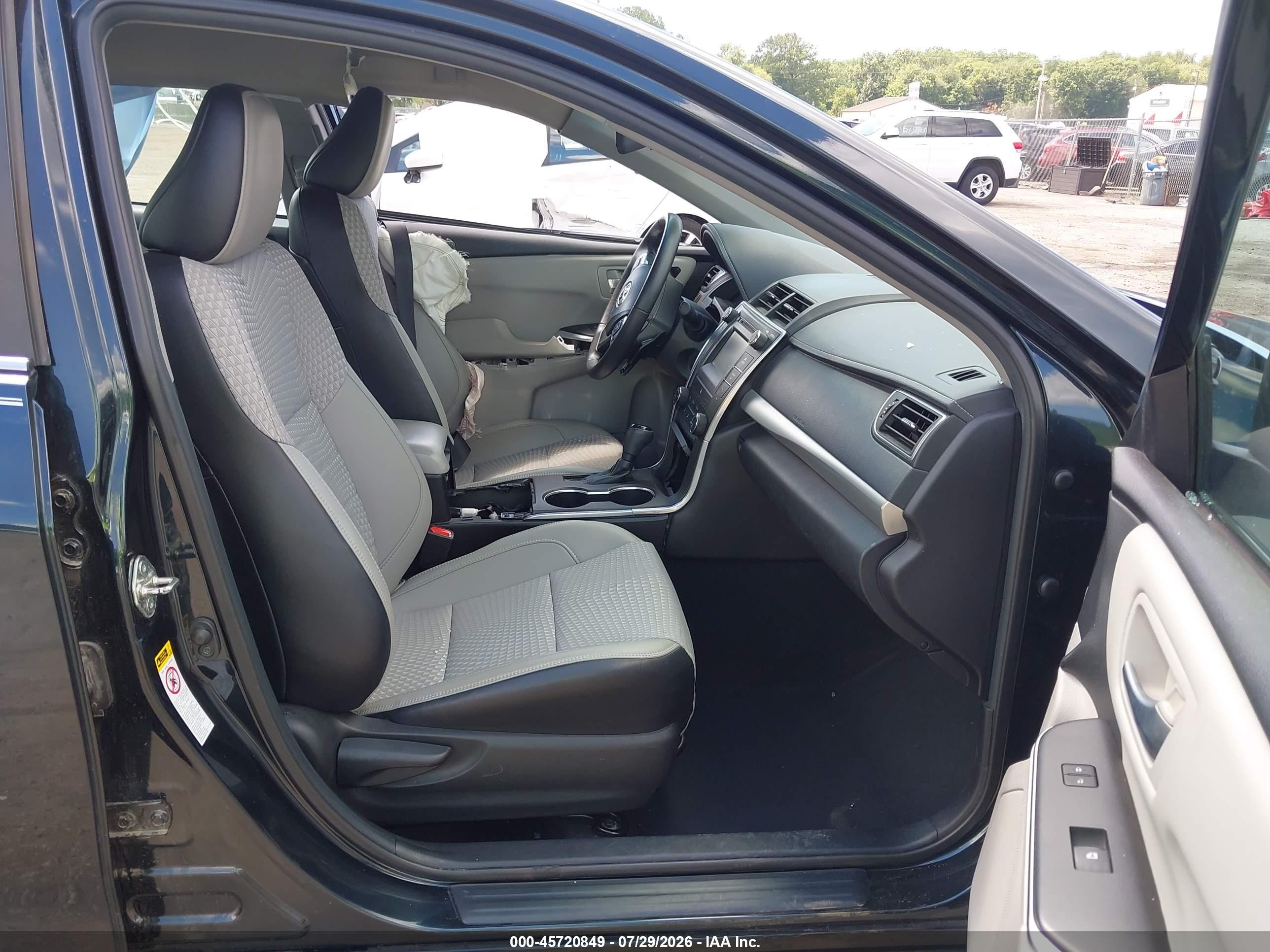 2015 Toyota Camry Se Dark Blue vin: 4T1BF1FK9FU053119