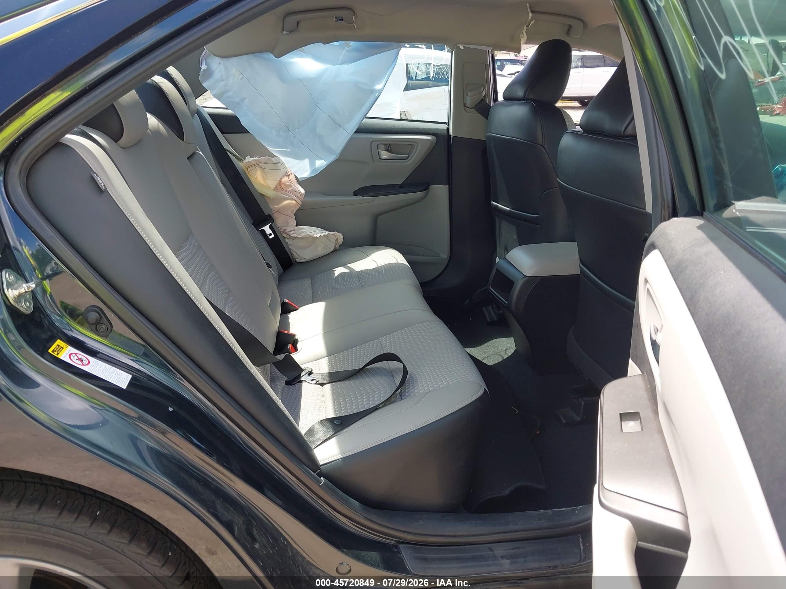 2015 Toyota Camry Se Dark Blue vin: 4T1BF1FK9FU053119