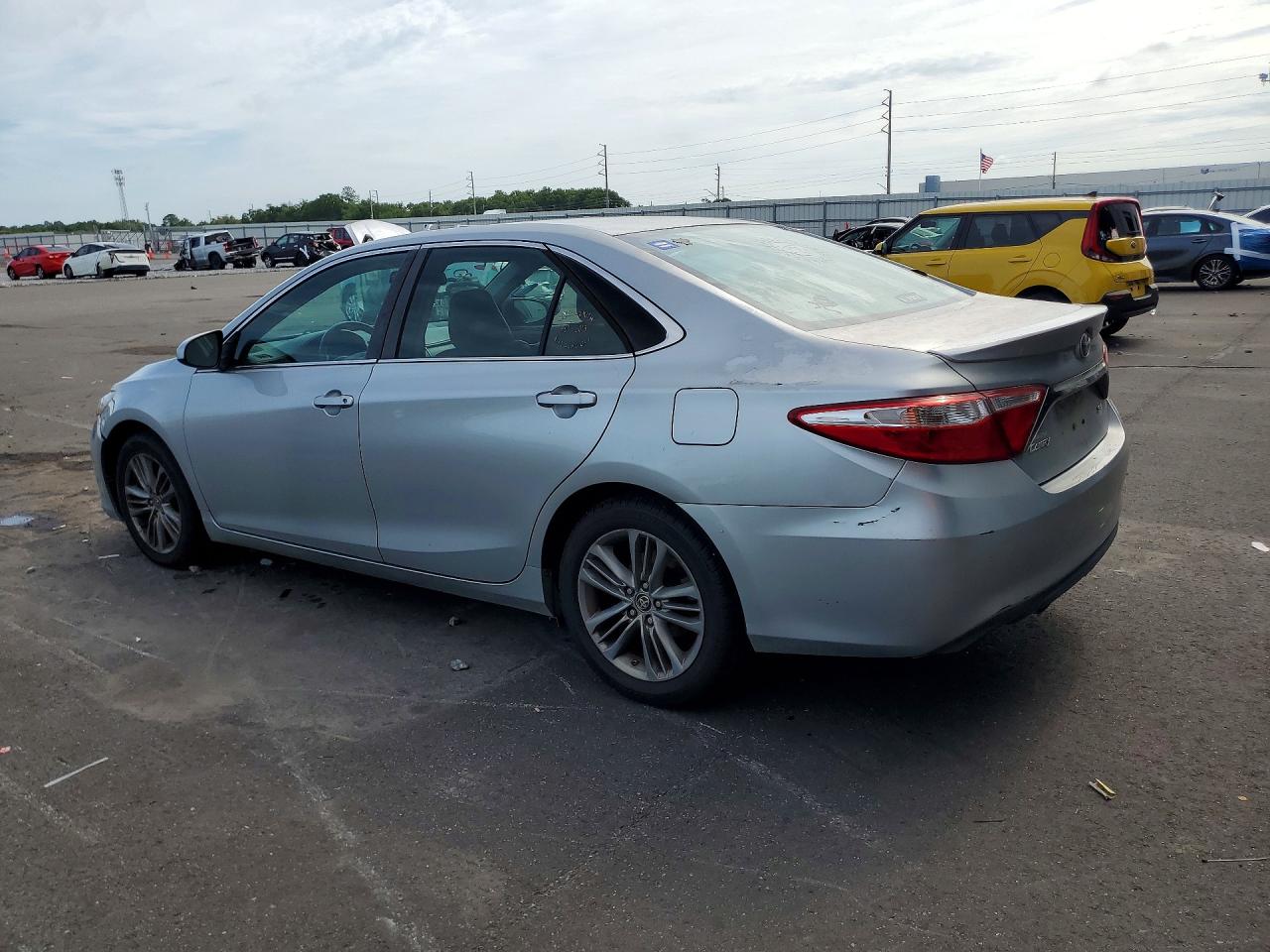 2015 Toyota Camry Se Silver vin: 4T1BF1FK9FU058319