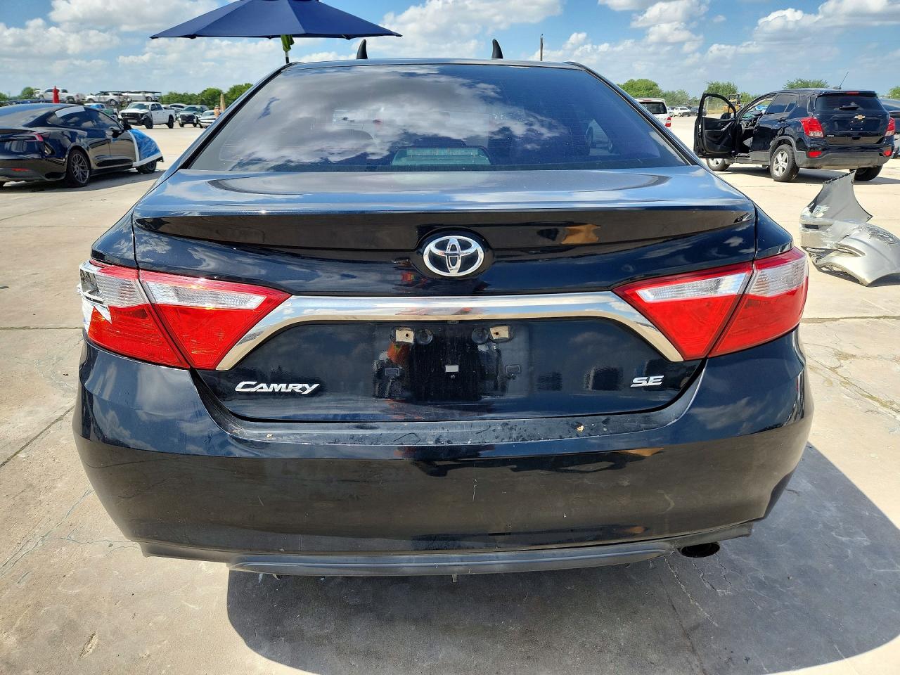 2015 Toyota Camry Se Black vin: 4T1BF1FK9FU059678