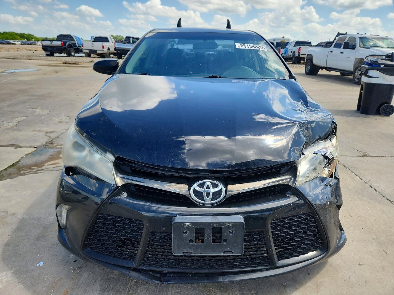 2015 Toyota Camry Se Black vin: 4T1BF1FK9FU059678