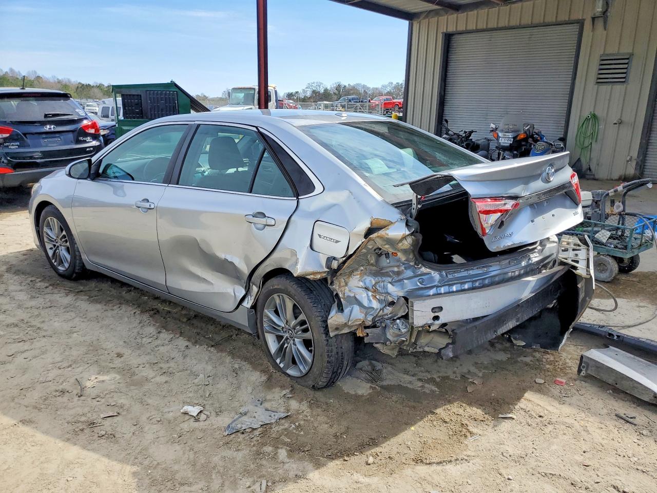 2015 Toyota Camry Se Silver vin: 4T1BF1FK9FU060958