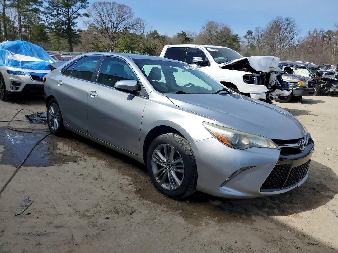 2015 Toyota Camry Se Silver vin: 4T1BF1FK9FU060958